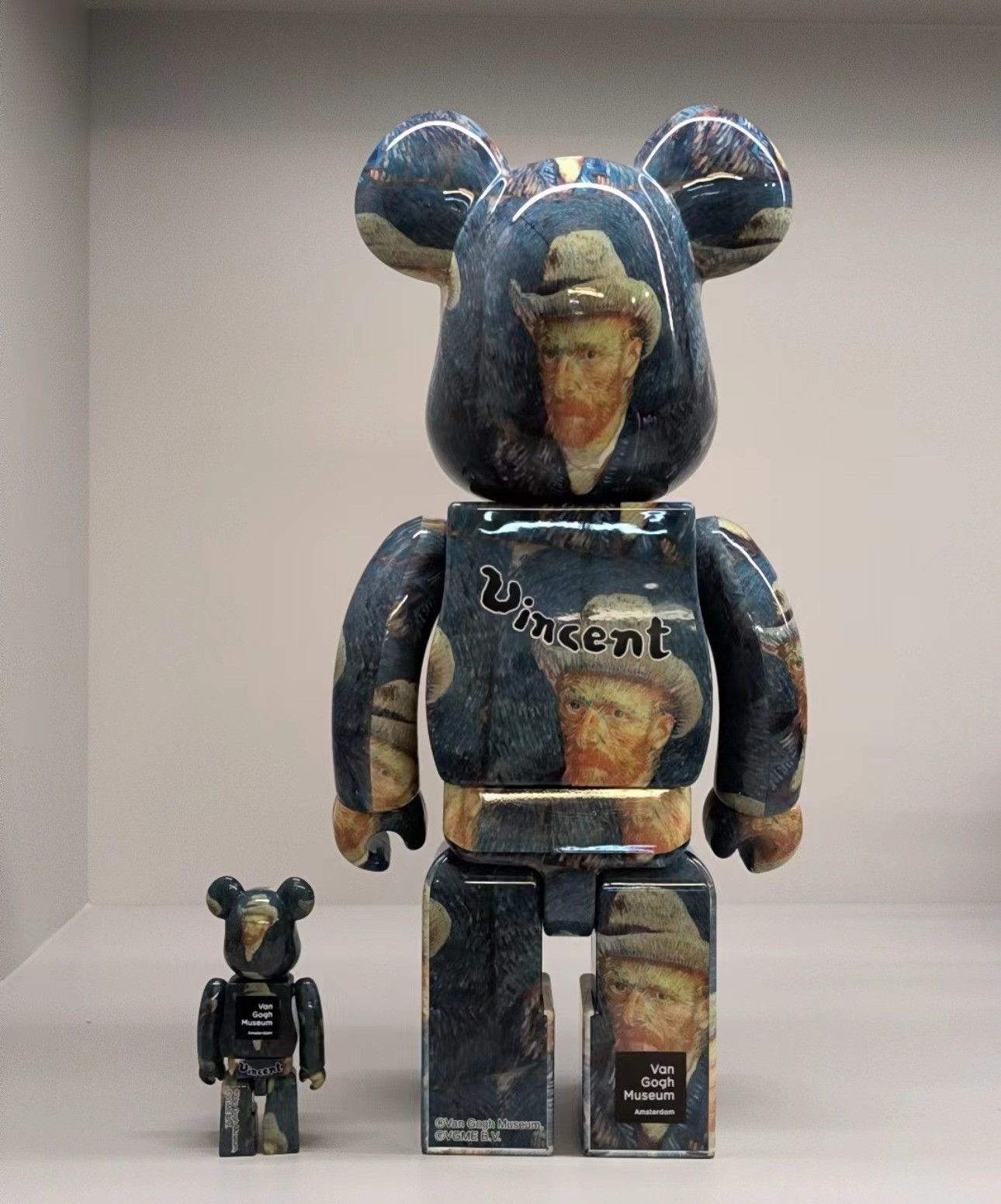 Japanese Brand × Medicom Toy Bearbrick Van Gogh Museum Self Portrait 100% & 400% Set Size ONE SIZE - 2 Thumbnail
