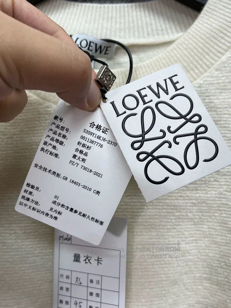 Loewe Loewe Embroidered wool knitwear Size XS / US 0-2 / IT 36-38 - 4 Thumbnail