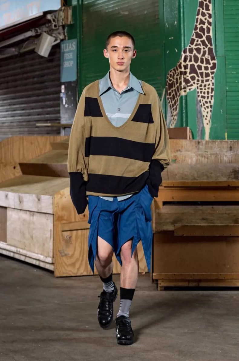 Kiko Kostadinov KIKO KOSTADINOV 22ss stripe knit 2505-Nextarrow Size US M / EU 48-50 / 2 - 5 Thumbnail