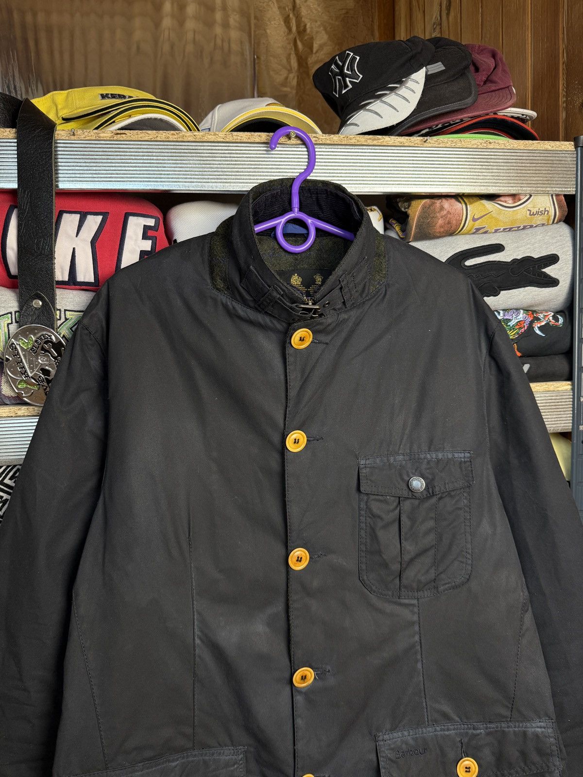 Barbour Vintage mens Barbour Wax jacket size XXL Size US XXL / EU 58 / 5 - 5 Thumbnail