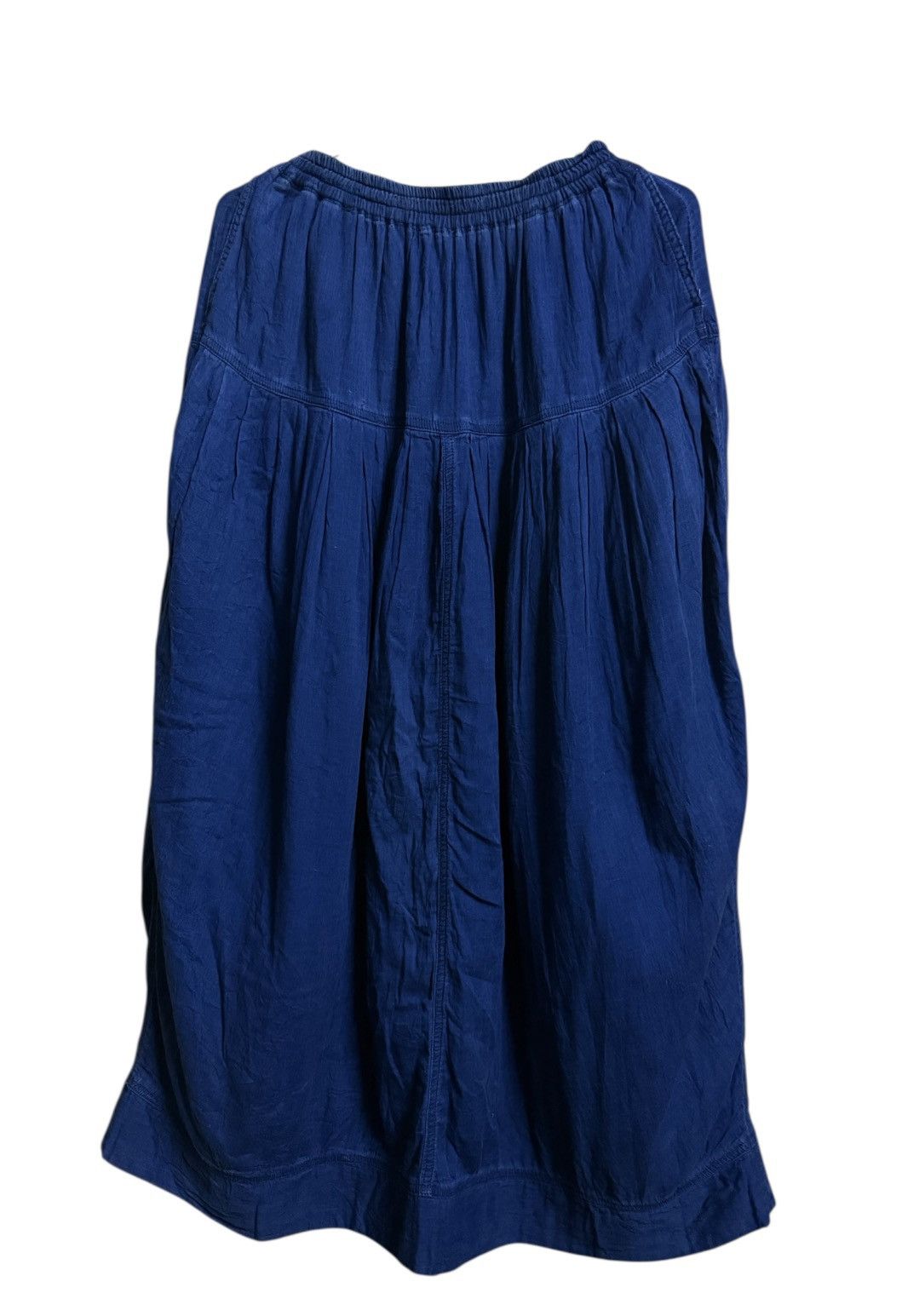 Issey Miyake HAI SPORTING GEAR Midi Skirt Blue Vintage 70s Size 28" / US 6 / IT 42 - 3 Thumbnail