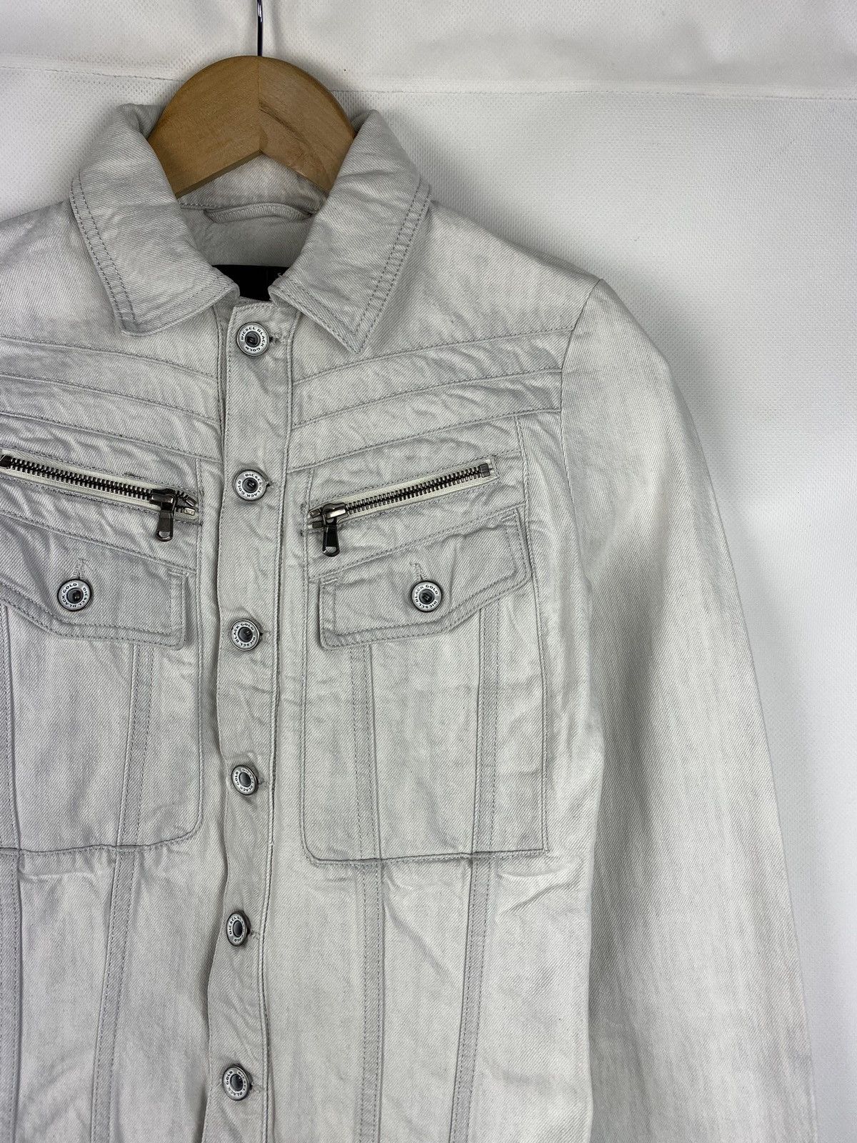 Diesel × Diesel Black Gold Diesel Black Gold ladies denim trucker jacket size 38 / M Size M / US 6-8 / IT 42-44 - 5 Thumbnail