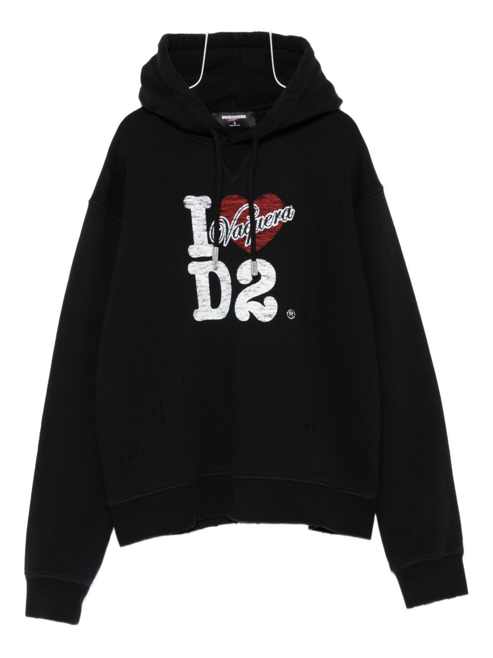 Dsquared2 LOGO COTTON HOODIE Size M / US 6-8 / IT 42-44 - 1 Thumbnail