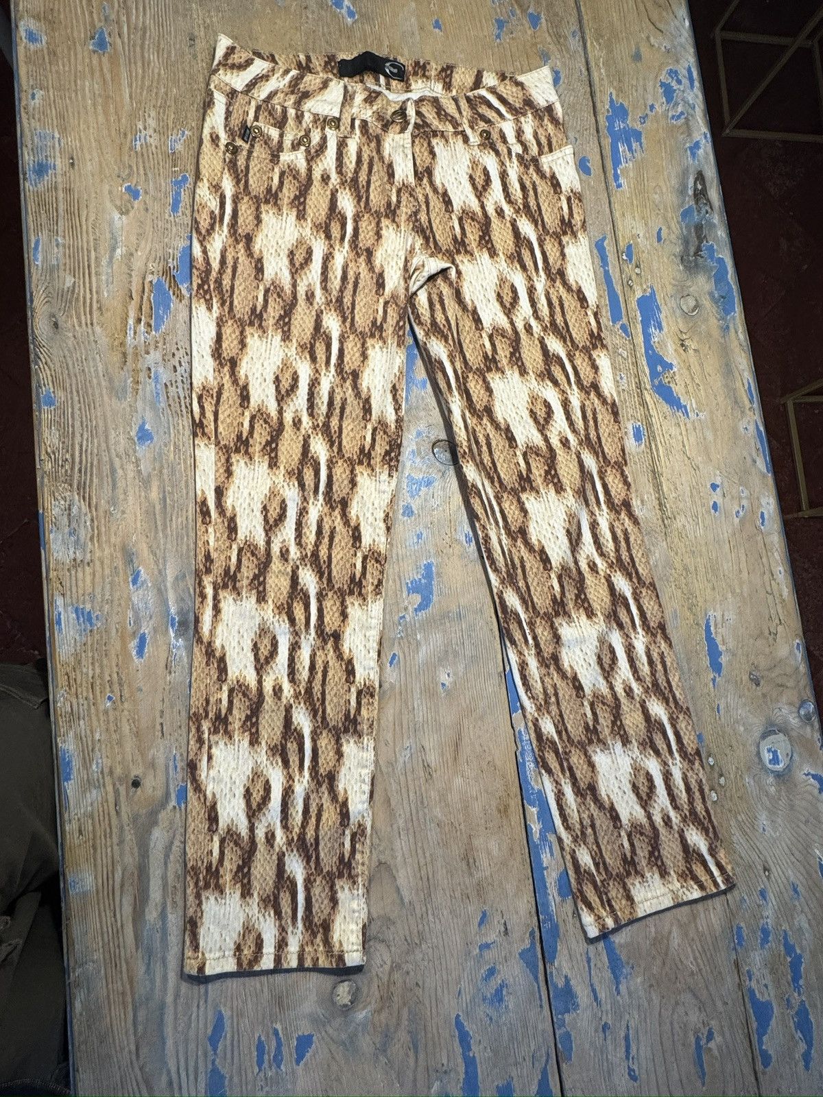 Just Cavalli Just Cavalli Iconic Low Rise Pants Size 28" / US 6 / IT 42 - 1 Thumbnail