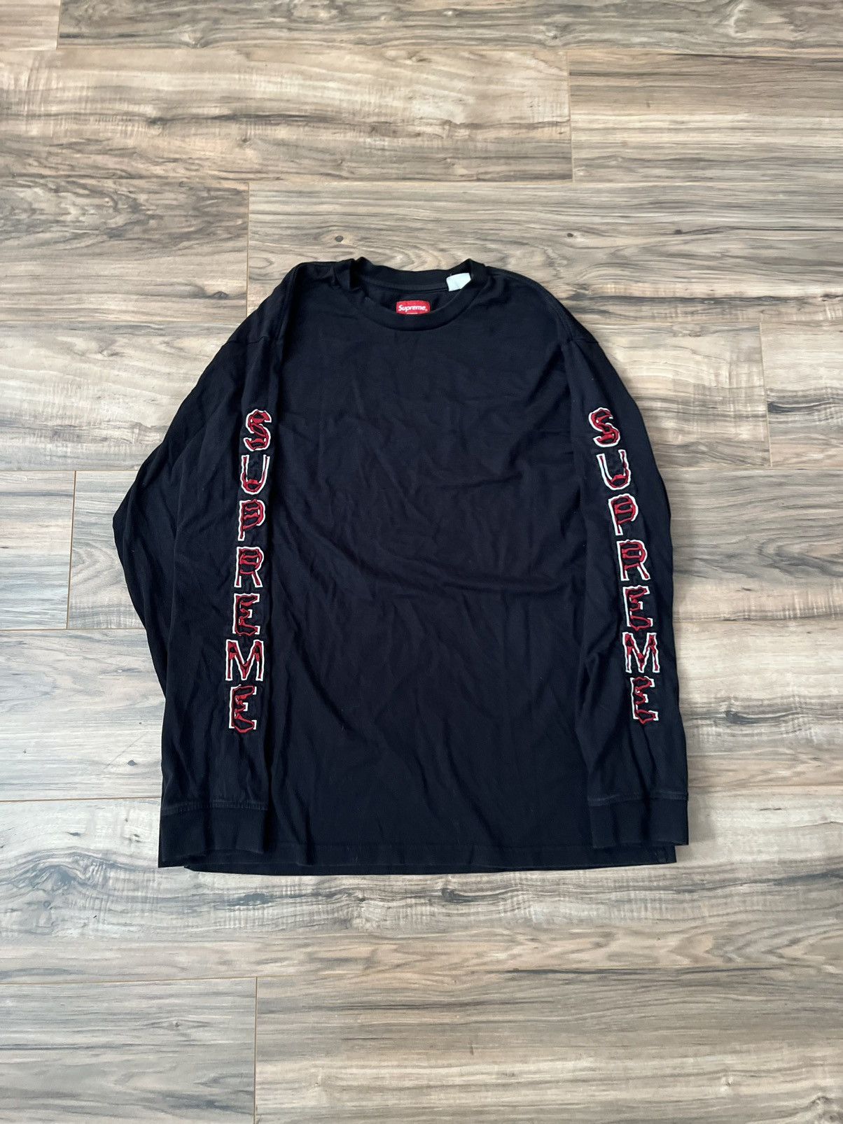 Supreme Supreme Cut Out L/S Top Size US XL / EU 56 / 4 - 1 Thumbnail