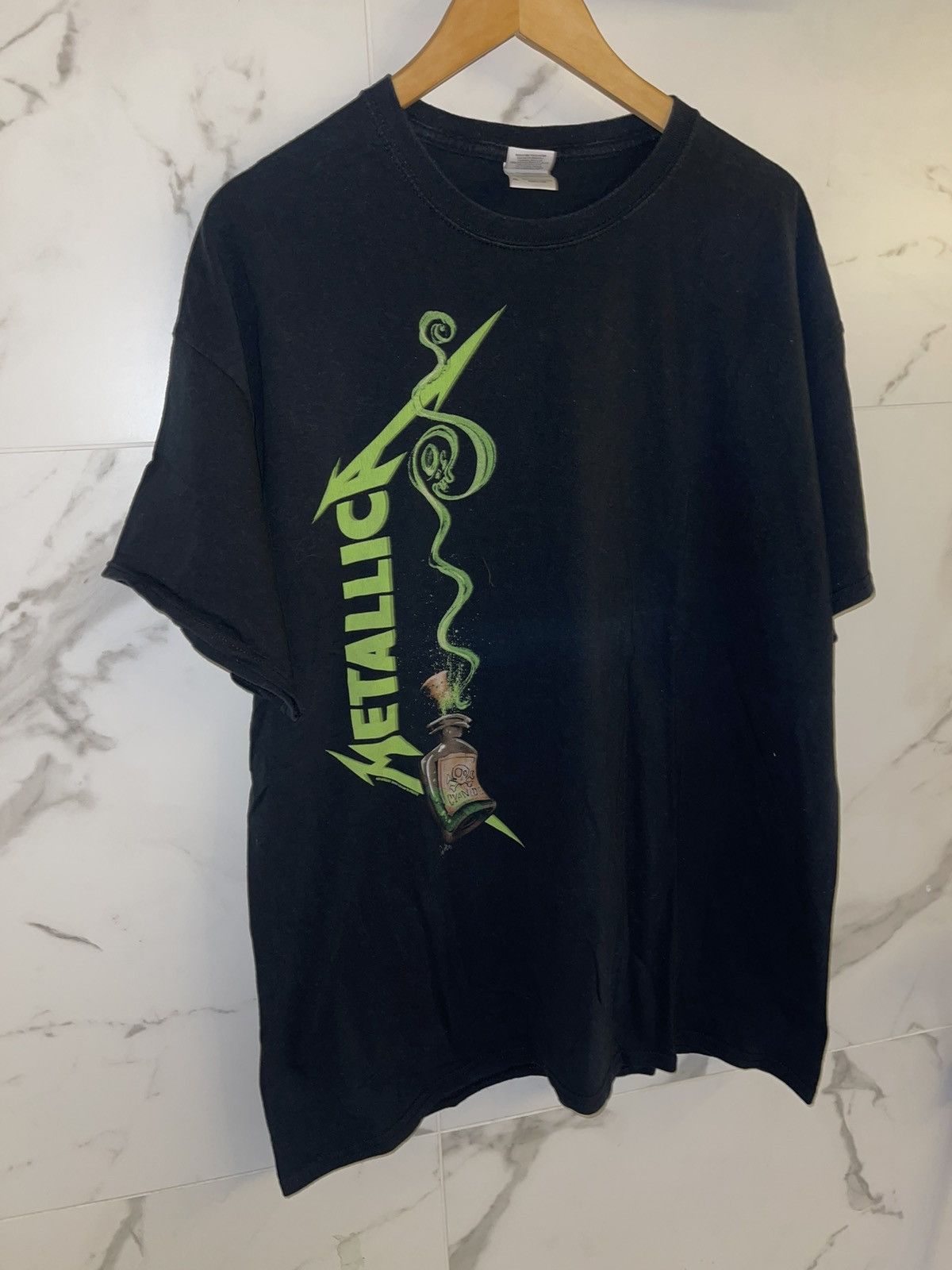 Band Tees × Metallica × Vintage 2014 Metallica Cyanide Black Shirt Size US XL / EU 56 / 4 - 2 Thumbnail