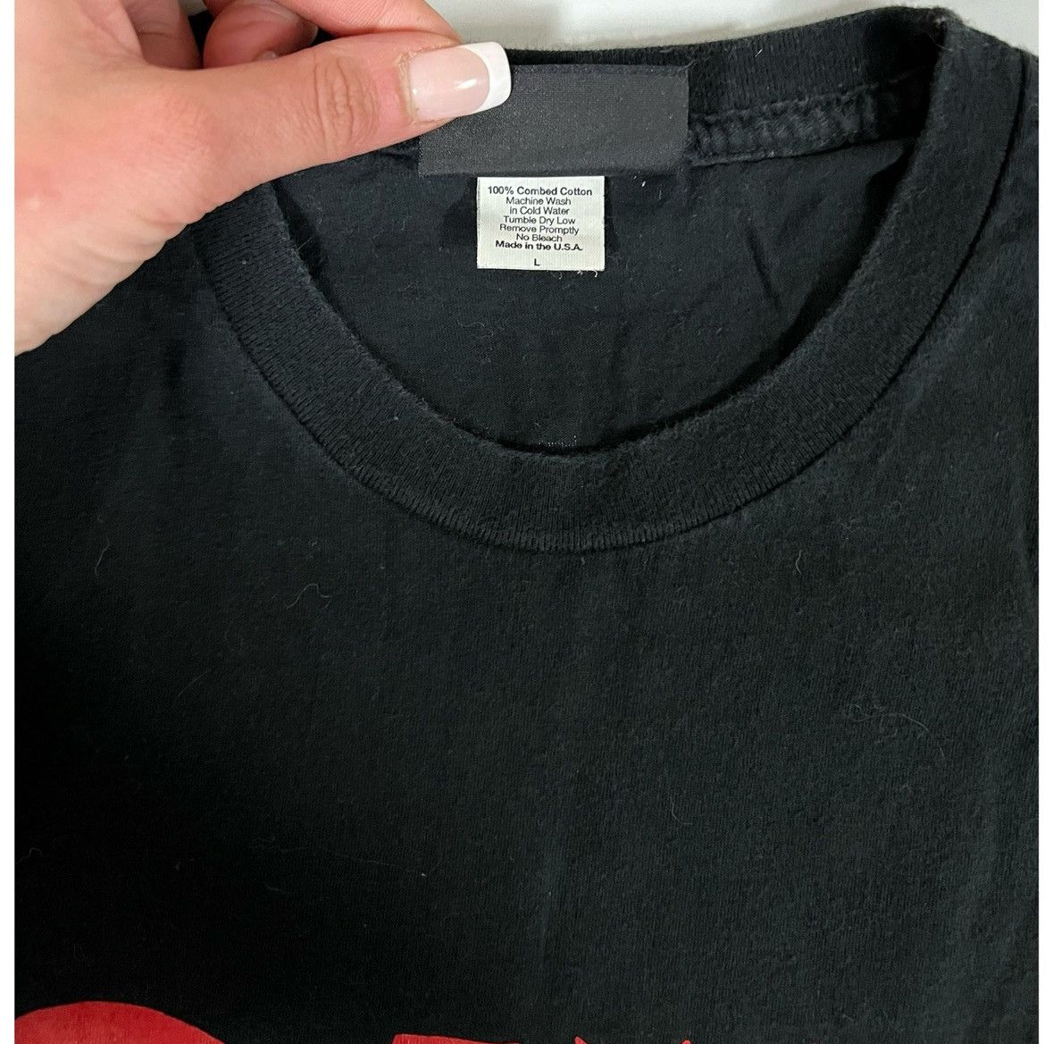 Band Tees Black Red ‘Save CBGB’ Short Sleeve T-Shirt Top Tee Size L ⛓️ Size US L / EU 52-54 / 3 - 3 Thumbnail