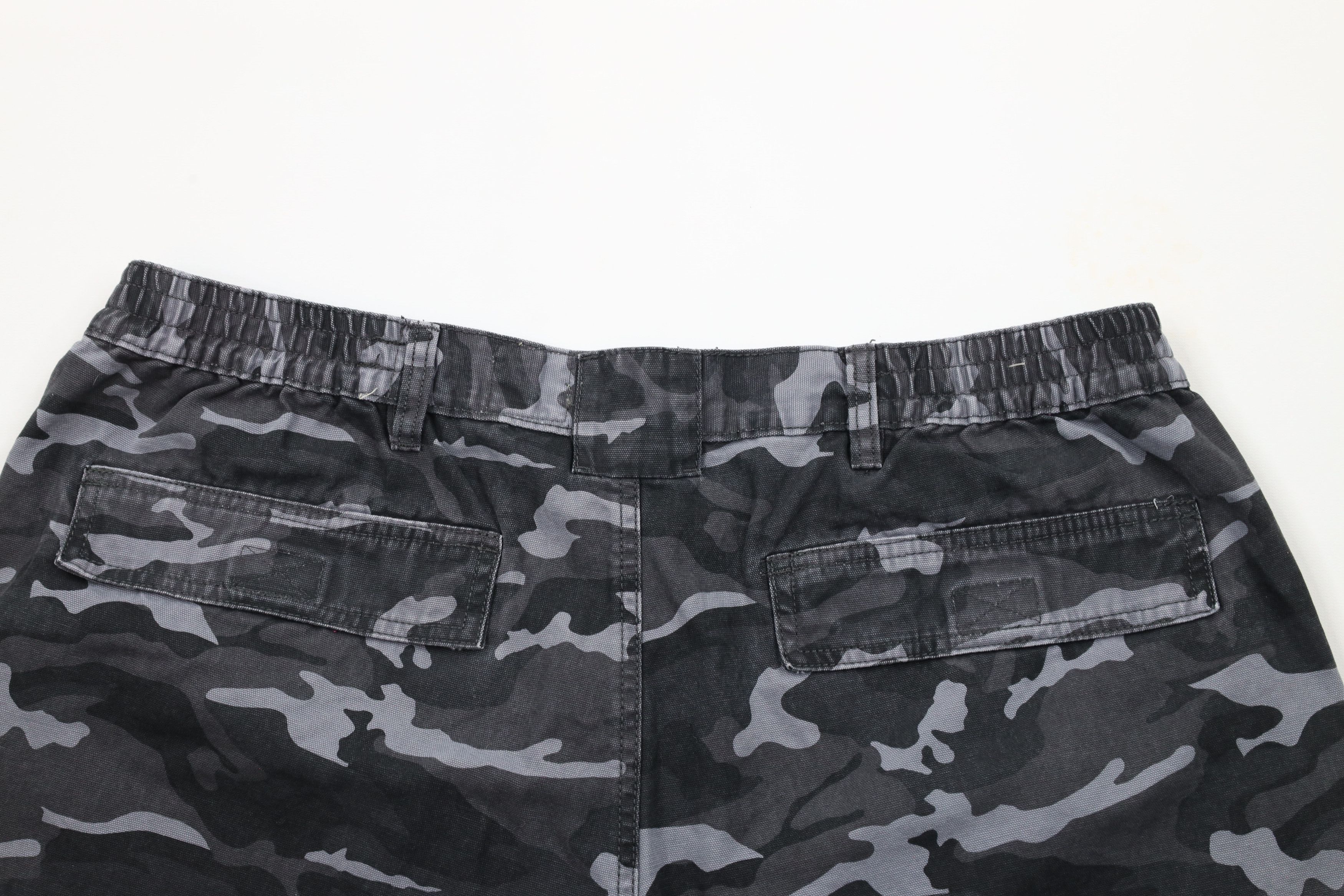Vintage Vintage 90s Streetwear Knee Camouflage Cargo Shorts Cotton Size US 40 / EU 56 - 8 Thumbnail