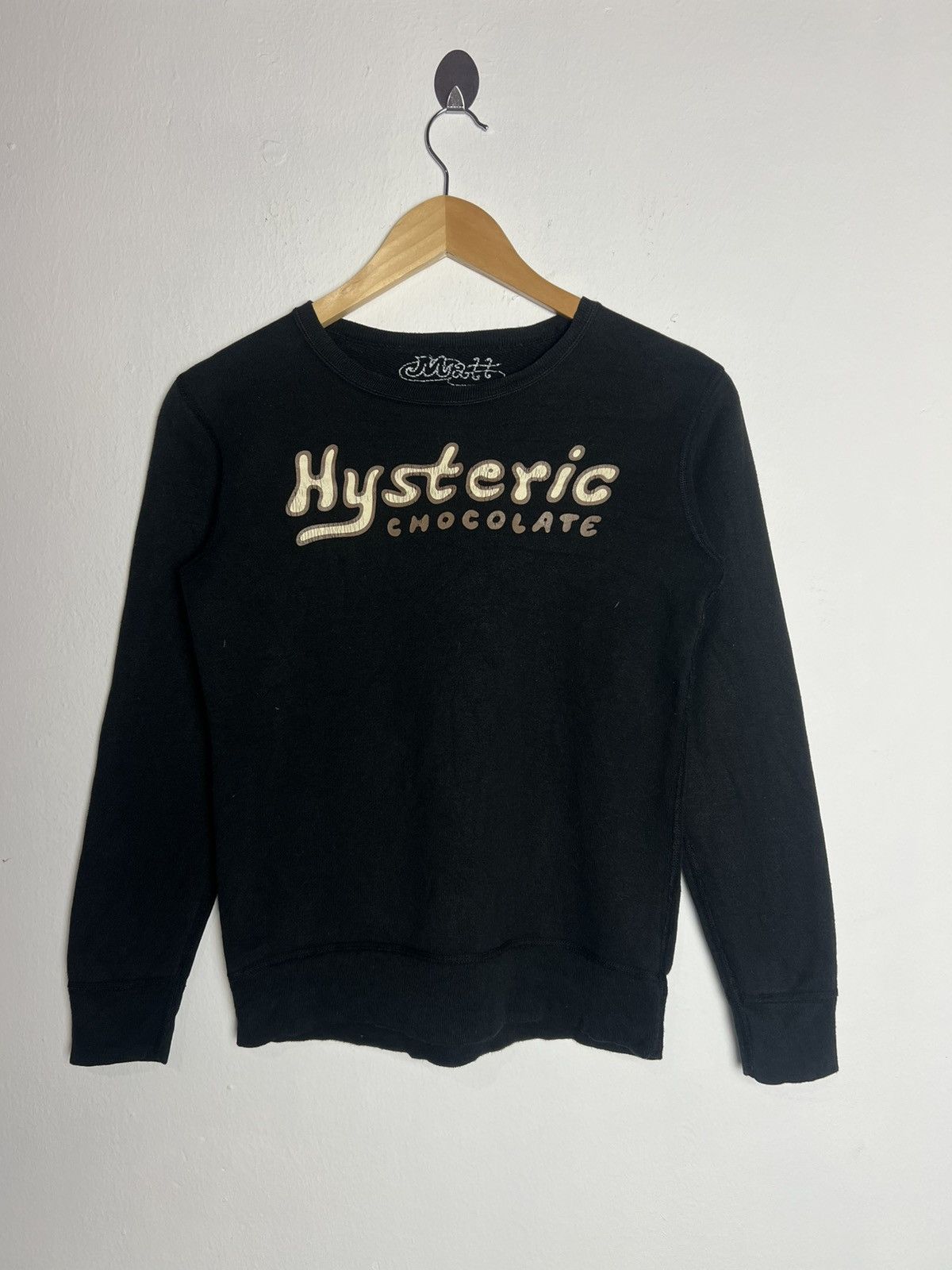 Vintage Hysteric Glamour Muchies Chocolate Themed Sweatshirt