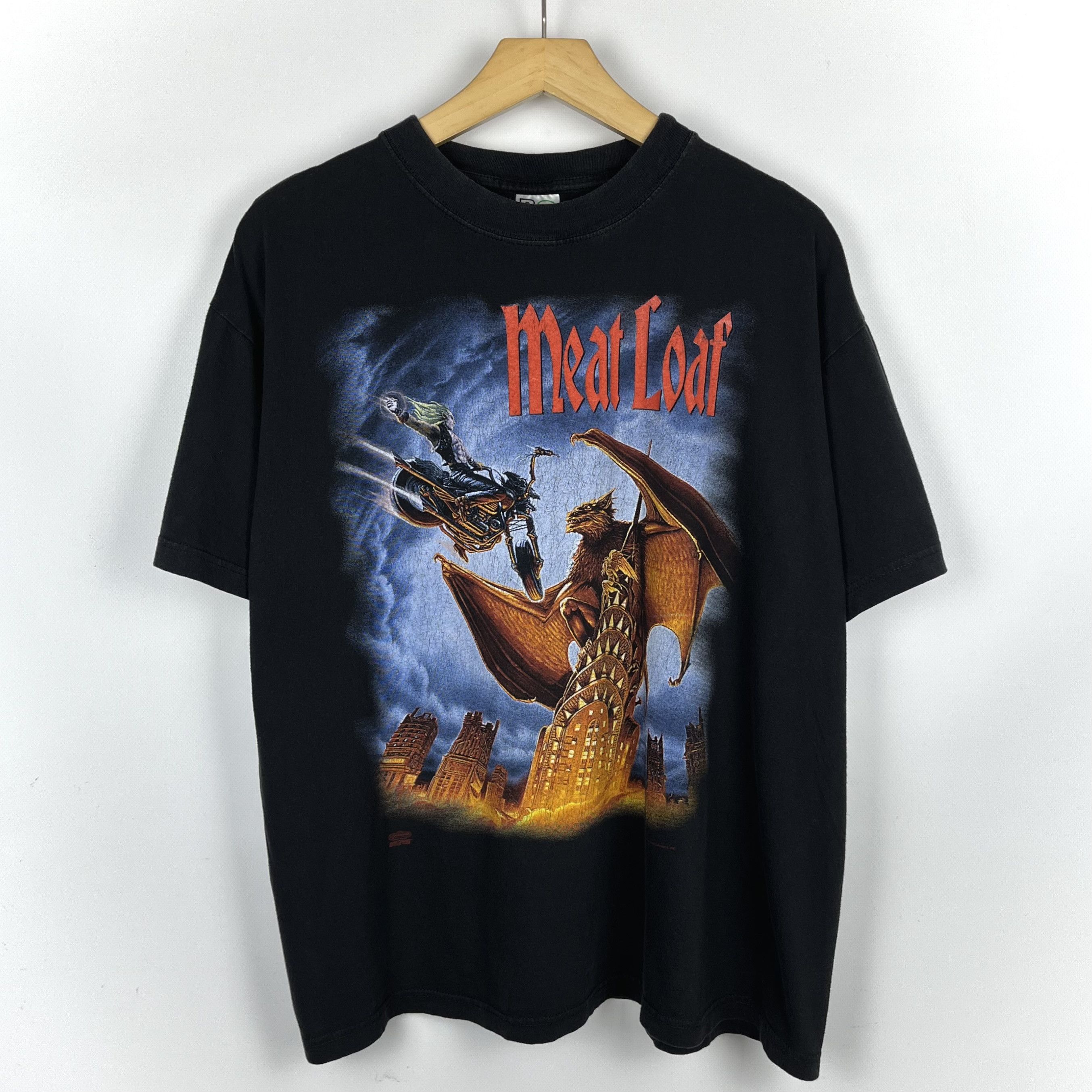 Band Tees Vintage Meat Loaf Rock Band Europe Tour T Shirt 1999 Size US M / EU 48-50 / 2 - 1 Thumbnail