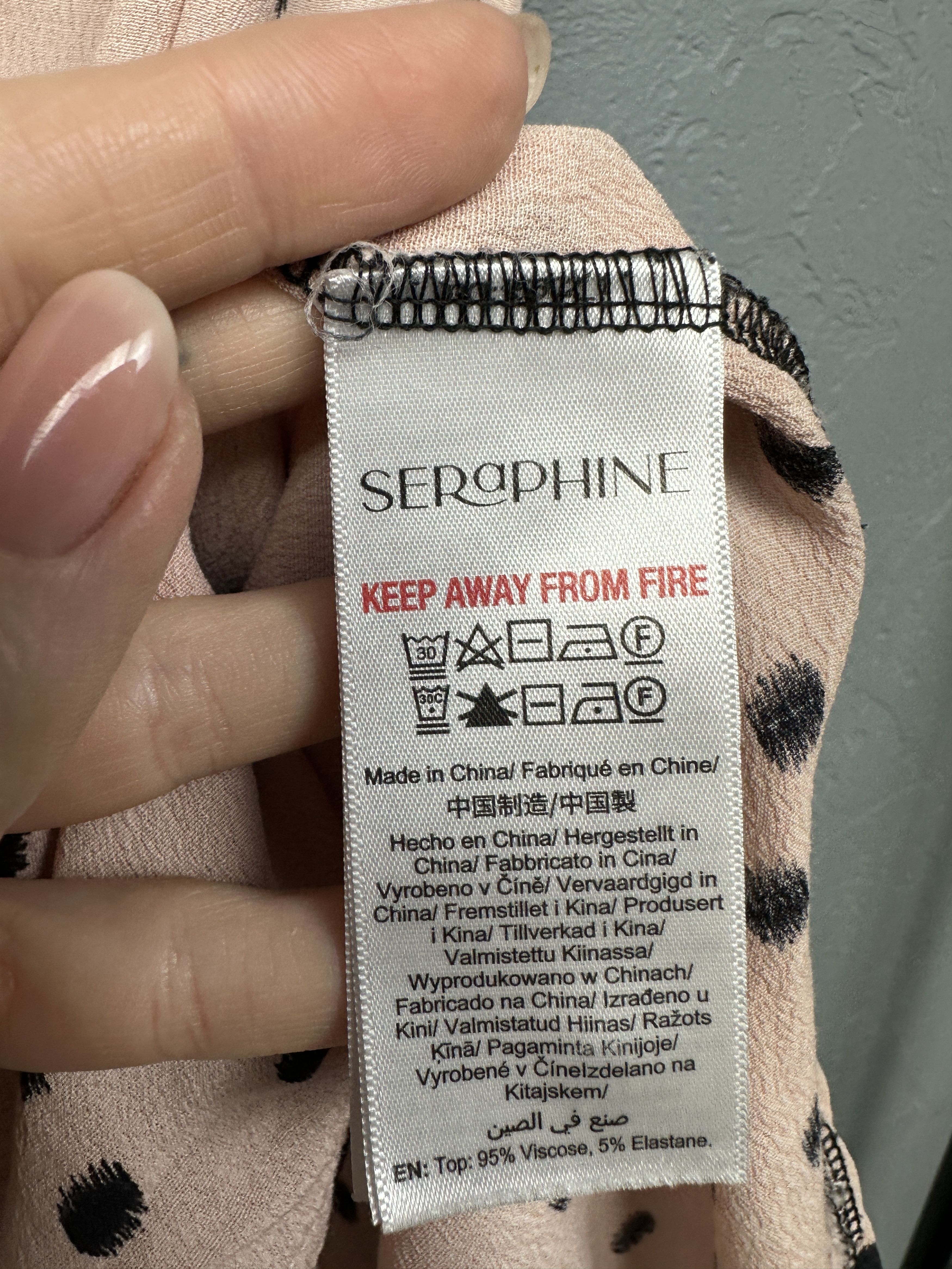 SERAPHIN Seraphine Womens Viscose Dress Size M / US 6-8 / IT 42-44 - 4 Thumbnail