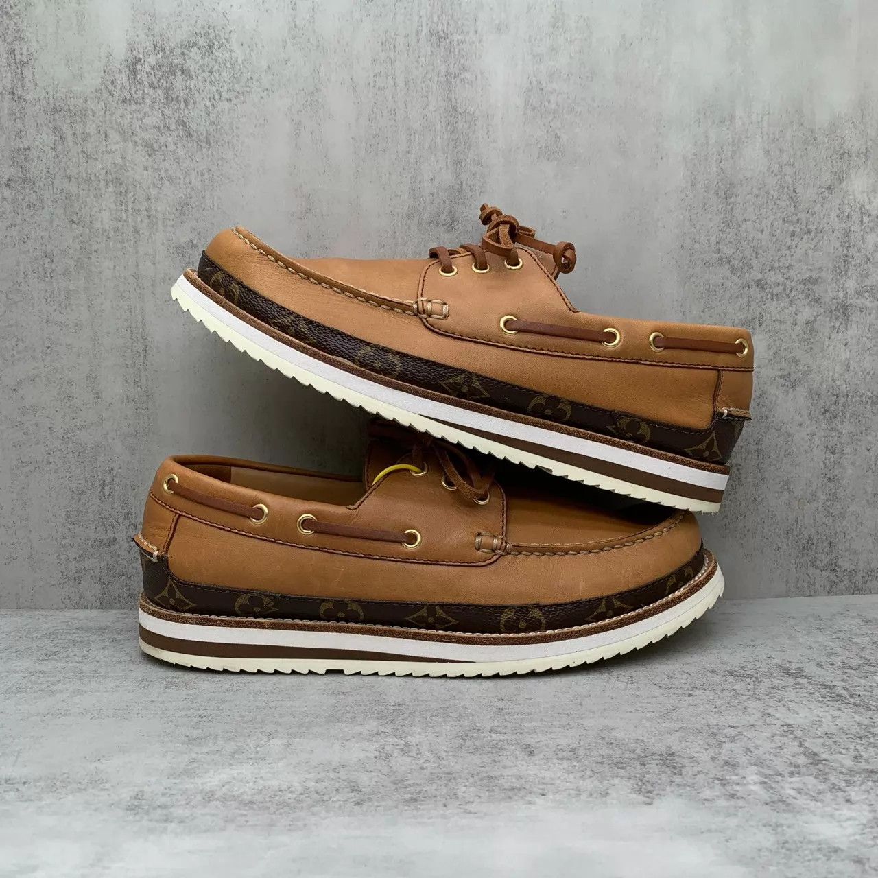 Louis Vuitton LV Brown Slip-On Loafer 42 98 New Size US 9 / EU 42 - 2 Thumbnail