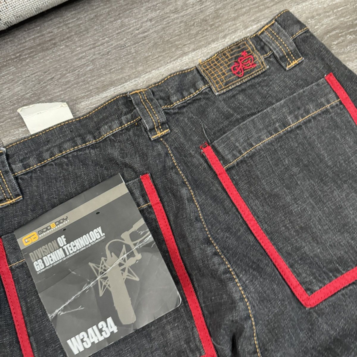 JNCO × Southpole × Vintage Vintage Y2K Godbody baggy Southpole MF+G style black jeans Size US 34 / EU 50 - 4 Thumbnail
