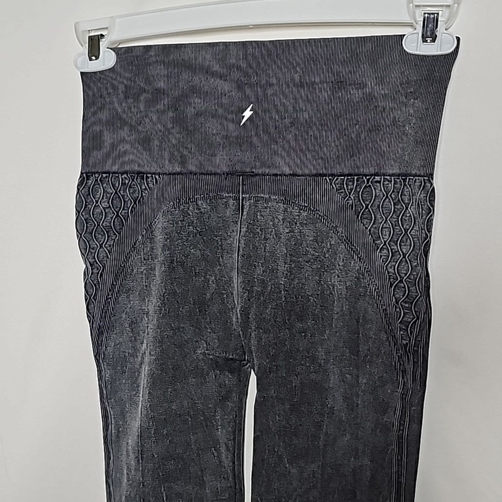 The Unbranded Brand Electric Yoga gray tummy control high rise legging M/L Size 27" / US 4 / IT 40 - 1 Thumbnail