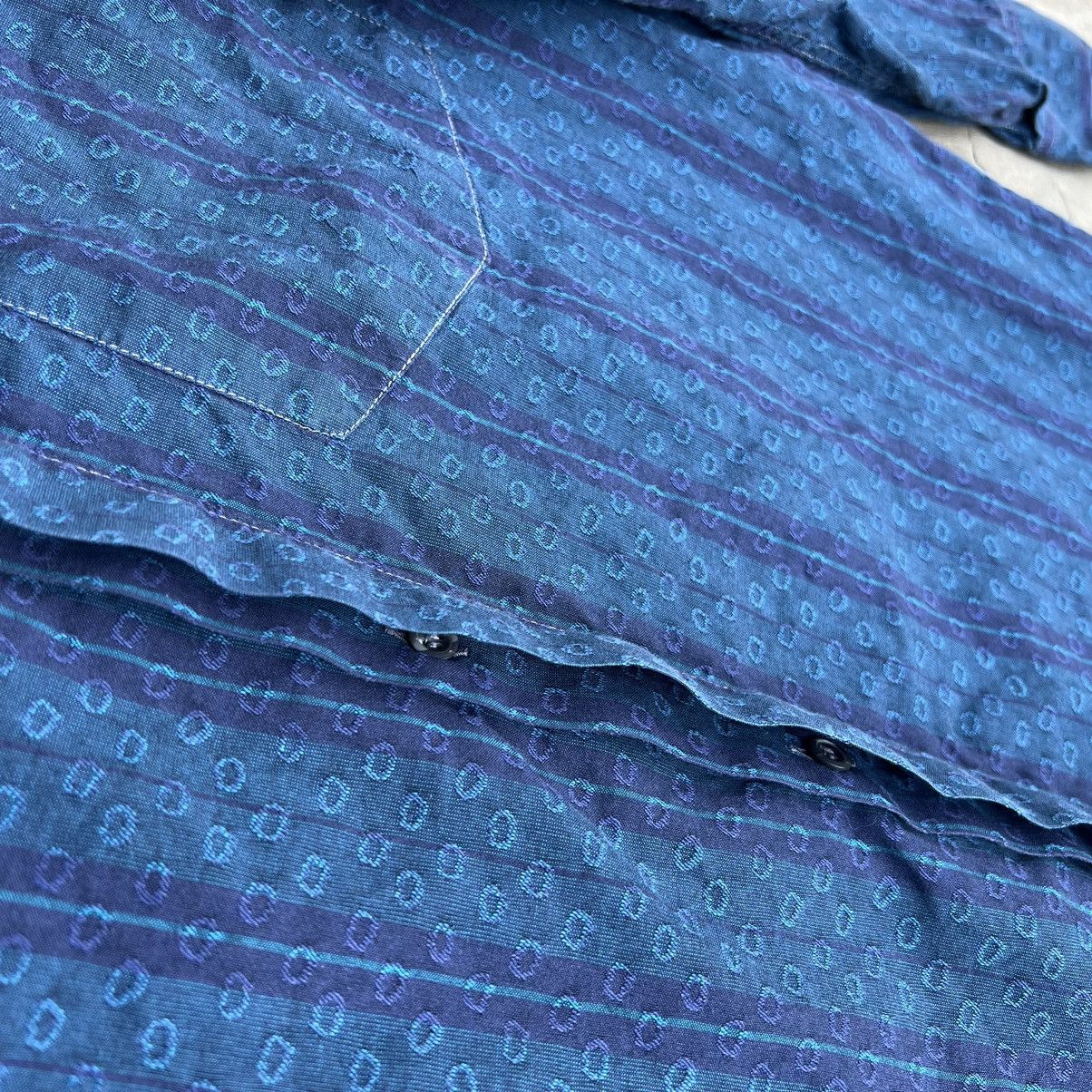 Other × Vintage Vintage 90s Vertical Stripe Pattern Button Down Italy Made Size US M / EU 48-50 / 2 - 5 Thumbnail