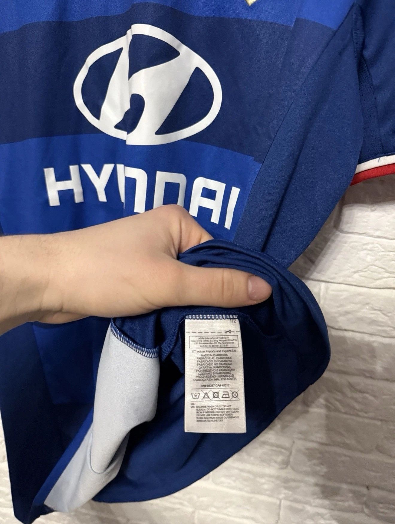 Adidas Adidas Olympique Lyonnais Lyon Jersey 17/18 Away Football Size US M / EU 48-50 / 2 - 6 Thumbnail