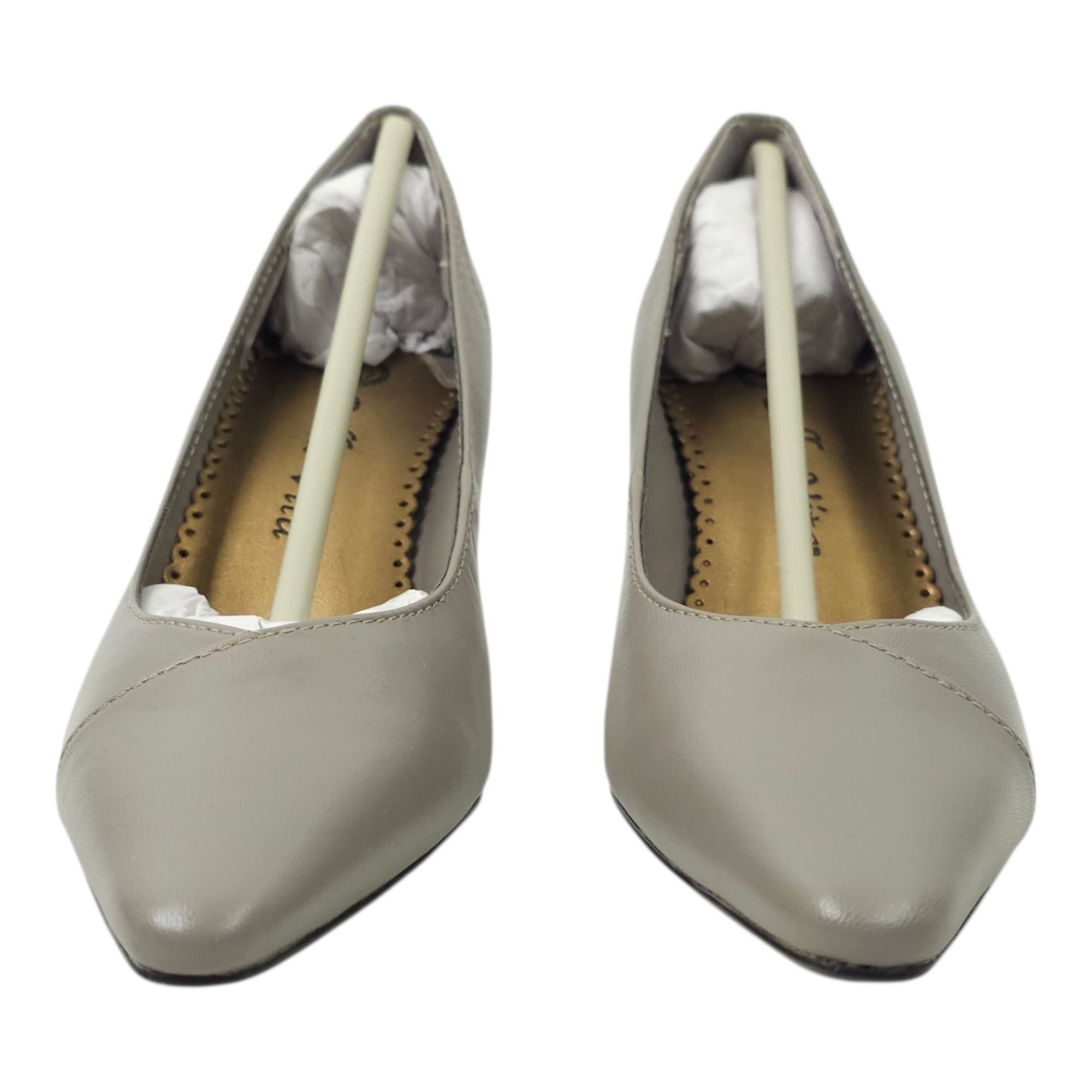 Other Bella Vita WOW Taupe Pump Womens Size 5M Kitten Heel Leather Size US 5 / IT 35 - 3 Thumbnail