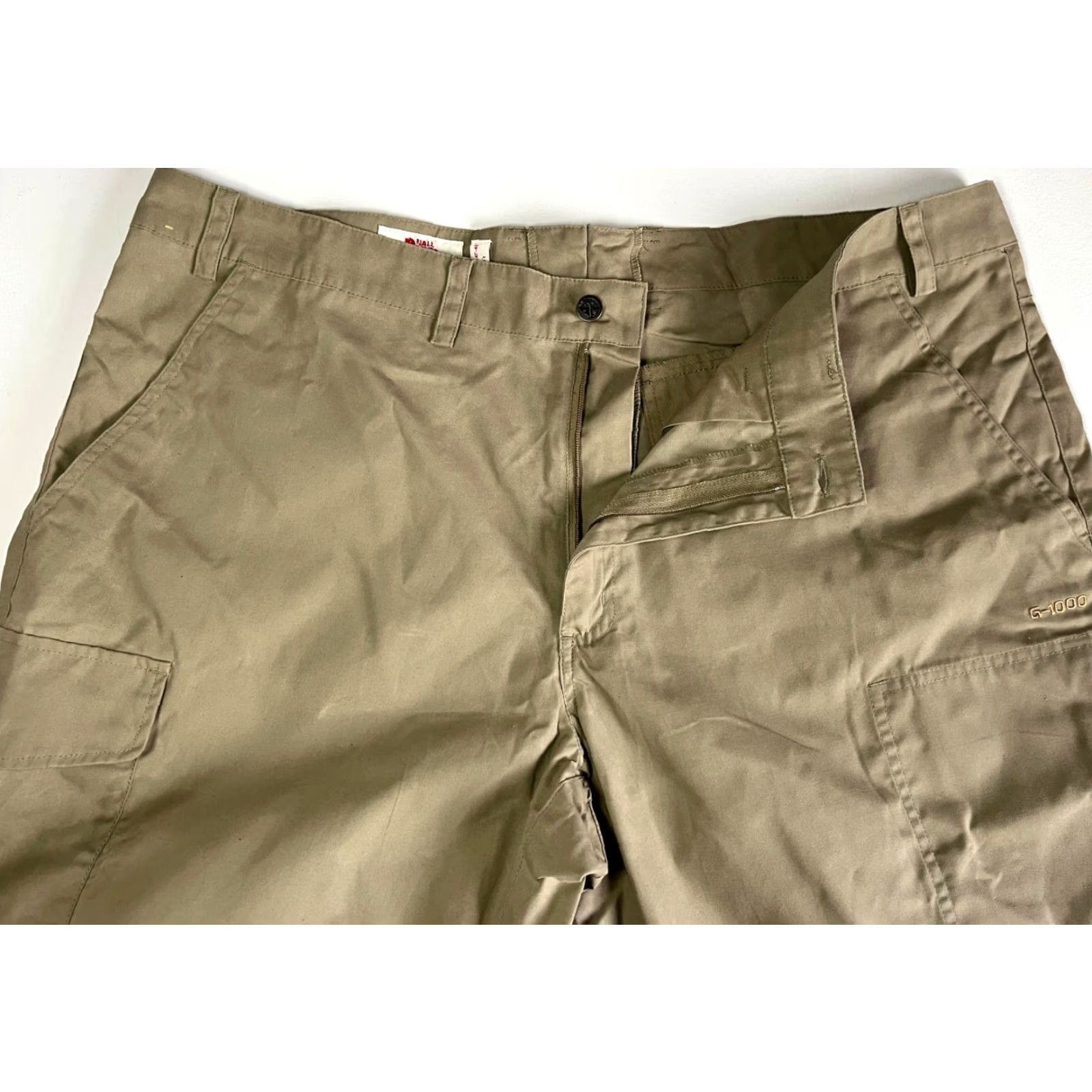 Vintage NWOT Fjällräven Karl Zip-Off Trousers G-1000 Regular Fit 41-42 Khaki Men Pants Cargo Zip Off Legs 82792 Size US 41 - 5 Thumbnail