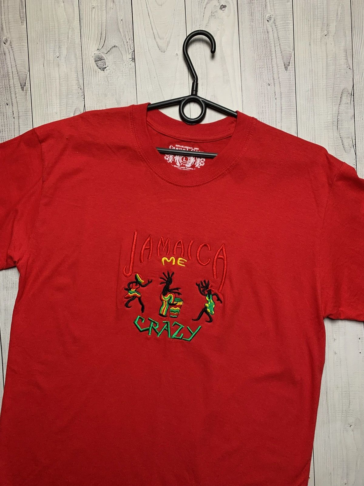 Vintage Vintage Jamaica tee red crazy size L Rasta Size US L / EU 52-54 / 3 - 2 Thumbnail