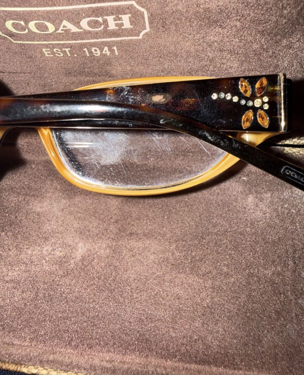 Coach COACH Dragonfly Eyeglasses and original case, y2k era Size ONE SIZE - 5 Thumbnail