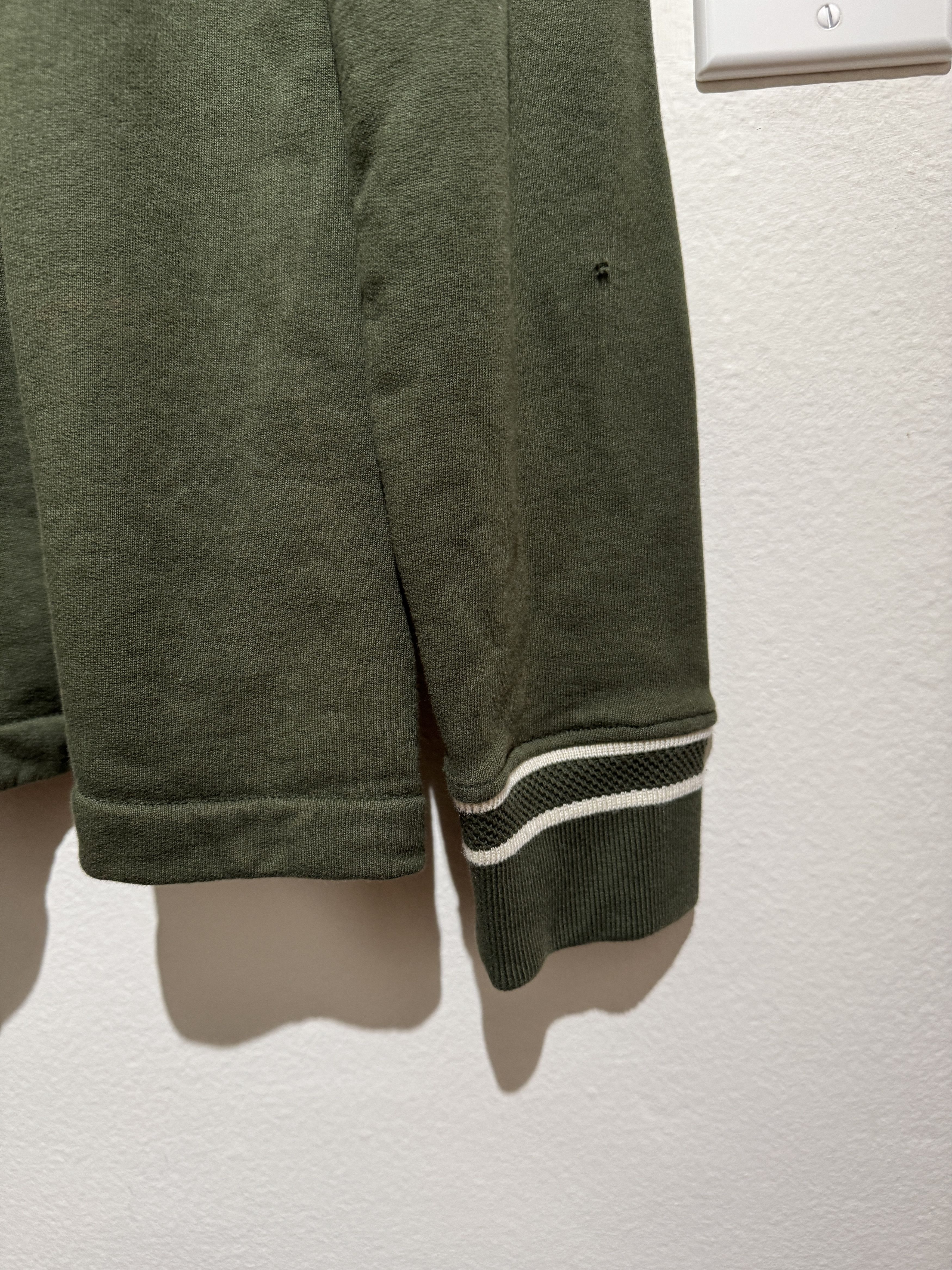 Mr P. Mr P. Quarter-Zip Sweatshirt – Sage Green Size US M / EU 48-50 / 2 - 6 Thumbnail