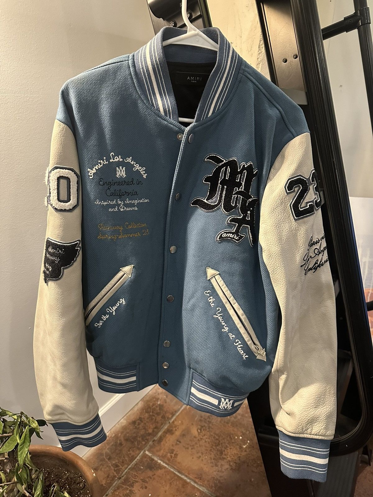 Amiri Blue Varsity Jacket Size US M / EU 48-50 / 2 - 4 Thumbnail
