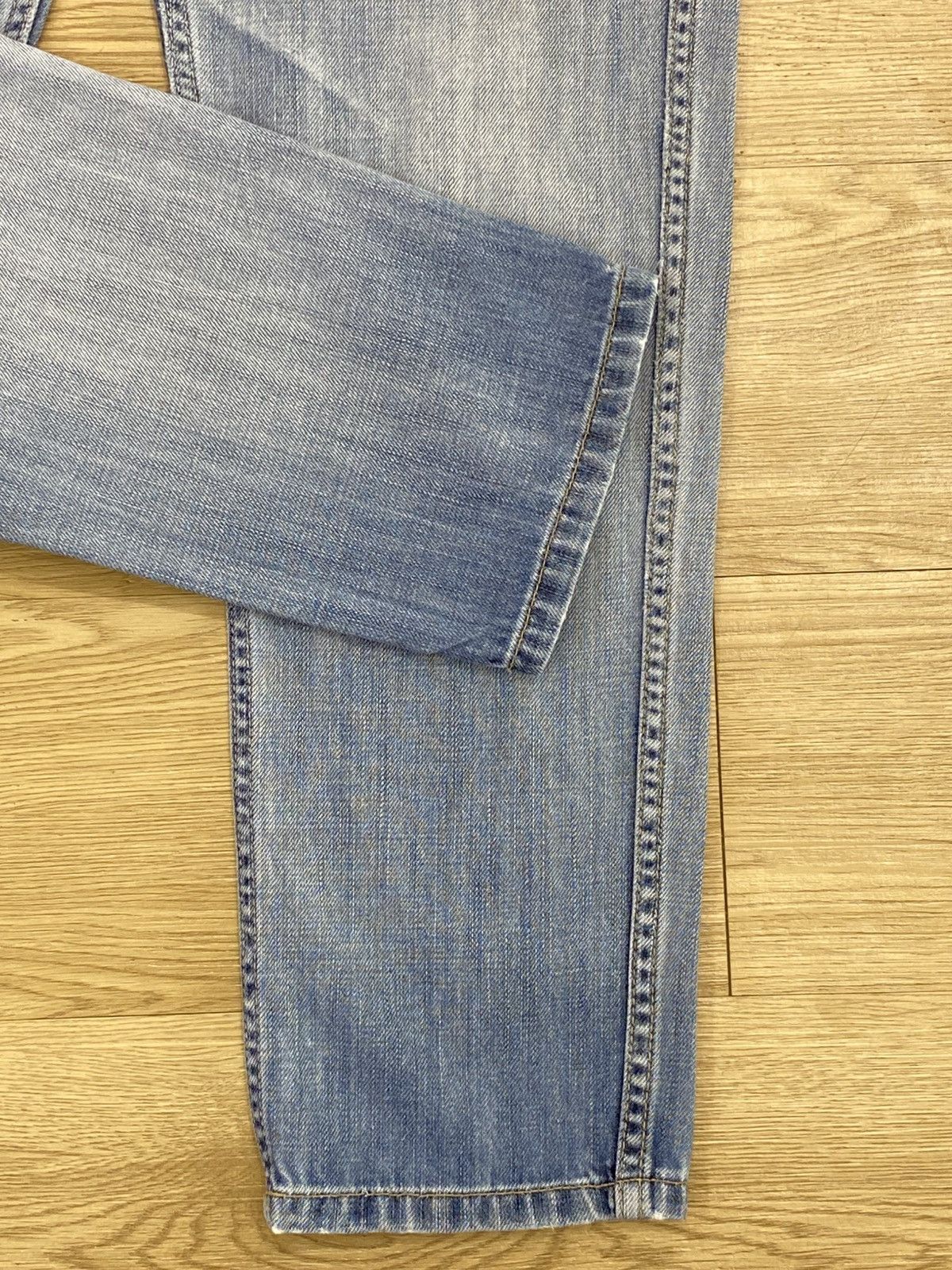 Japanese Brand Japanese Brand Blue Wash Style Bush Pants Buckle Back Jeans Size US 30 / EU 46 - 13 Thumbnail