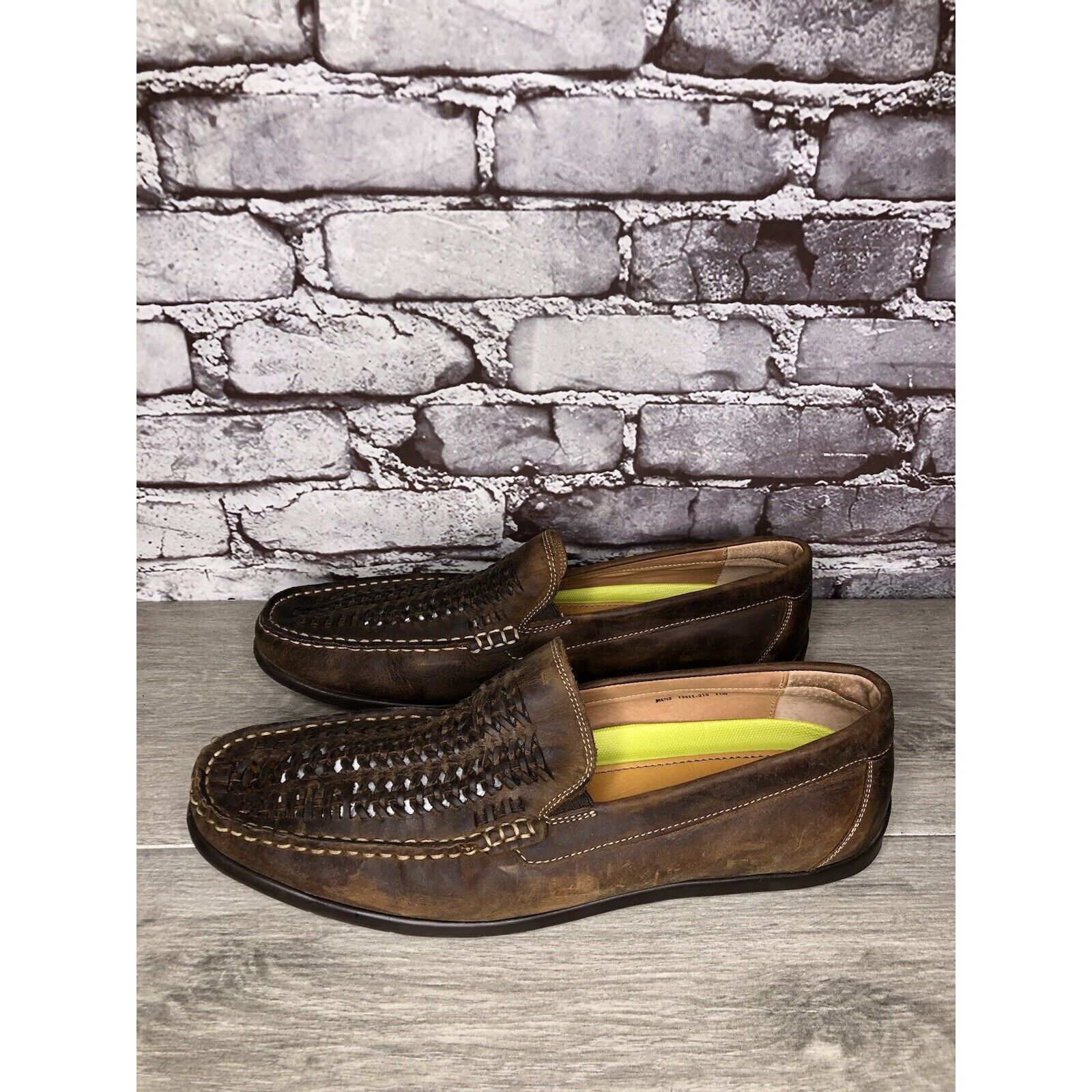 Florsheim Florsheim Brown Leather BasketWeaves Driving Shoes Men Sz 11 Size US 11 / EU 44 - 13 Thumbnail