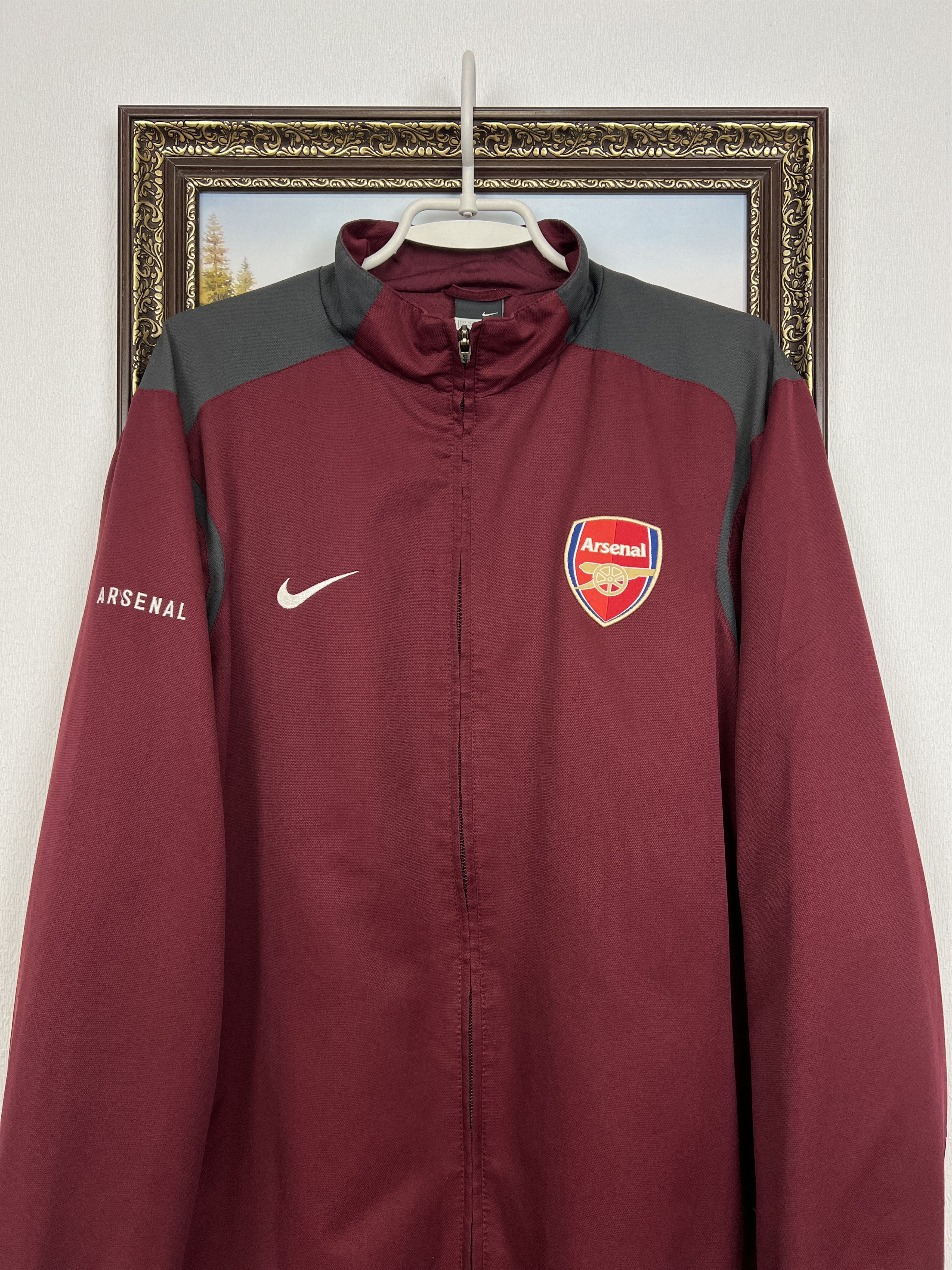 Nike Vintage Nike Arsenal Football Jacket Soccer o2 Track Top Size US XL / EU 56 / 4 - 2 Thumbnail