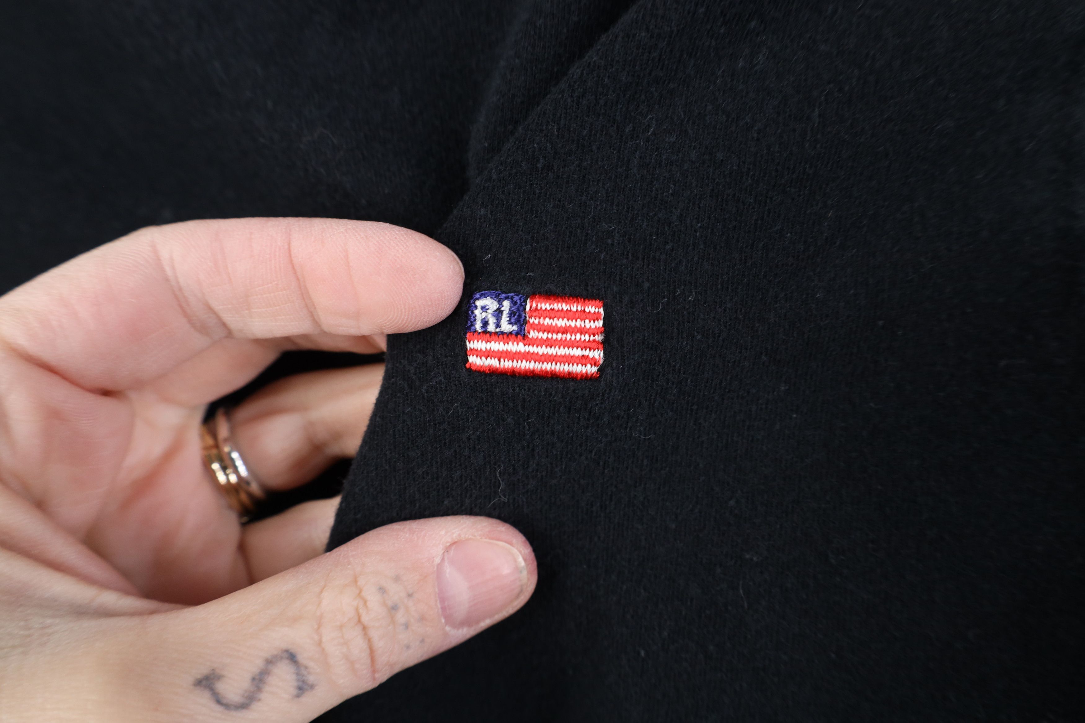 Ralph Lauren Vintage 90s Y2K Ralph Lauren USA Flag Ribbed T-Shirt Size S / US 4 / IT 40 - 5 Thumbnail