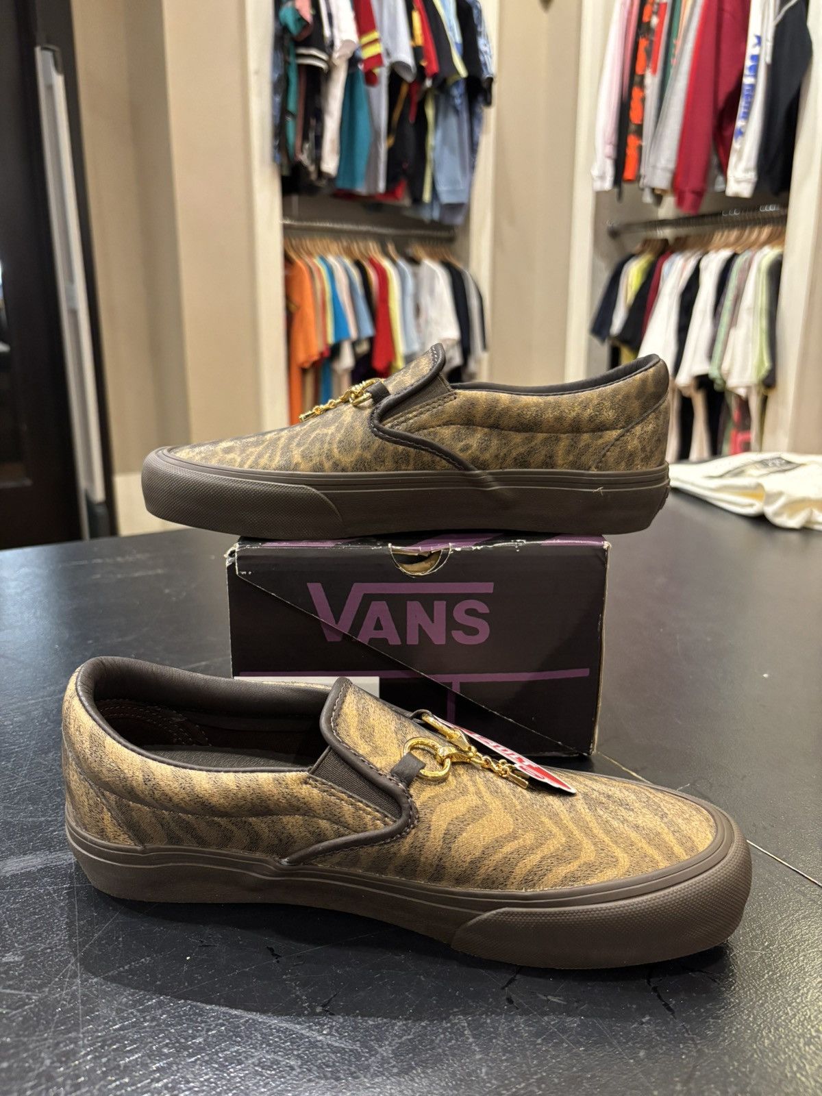 Needles × Vans Vans Vault X Needles Slip On Animal Print Size US 8.5 / EU 41-42 - 2 Thumbnail