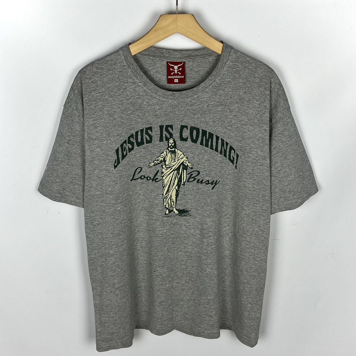 Other Vintage Jesus is Coming religion tee 90’s Size US L / EU 52-54 / 3 - 1 Thumbnail