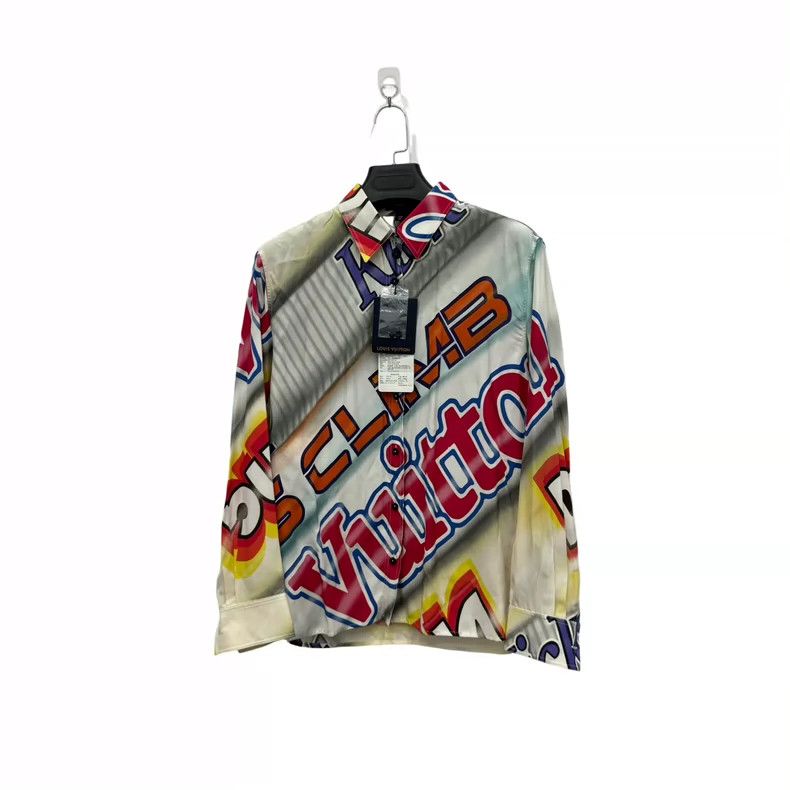 Louis Vuitton Louis Vuitton Graffiti Letter Shirt Size US M / EU 48-50 / 2 - 4 Thumbnail