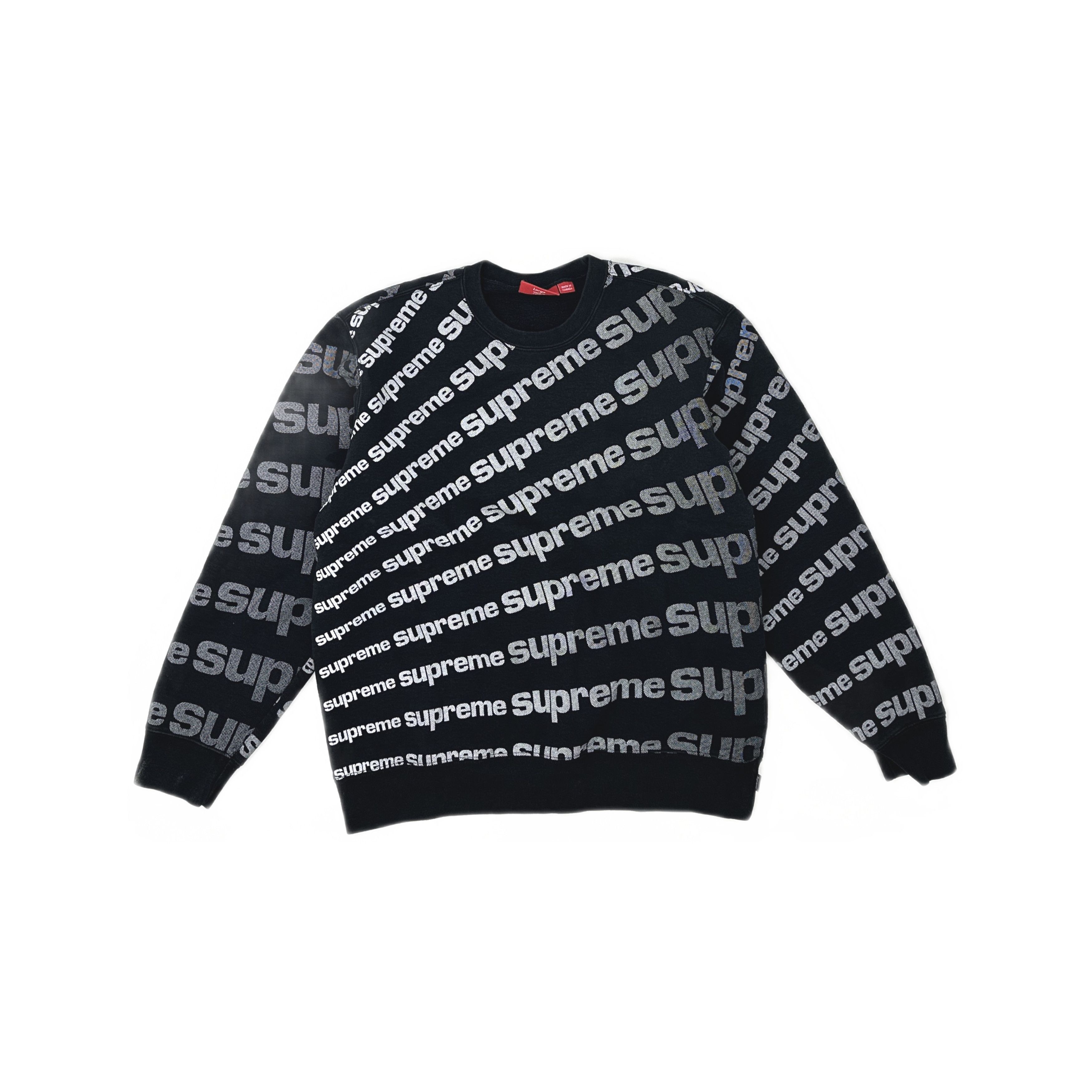 Supreme Supreme Radial Logo Crewneck Size L Size US L / EU 52-54 / 3 - 1 Thumbnail