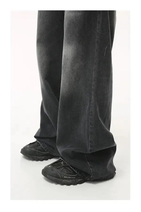 Jean Minami x Maya American washed vintage wide-leg loose jeans Size US 32 / EU 48 - 6 Thumbnail