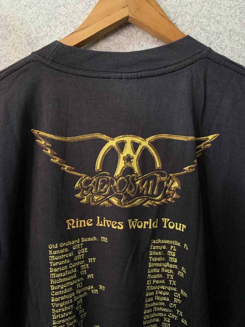 Band Tees × Vintage VINTAGE BAND AEROSMITH Size US L / EU 52-54 / 3 - 4 Thumbnail