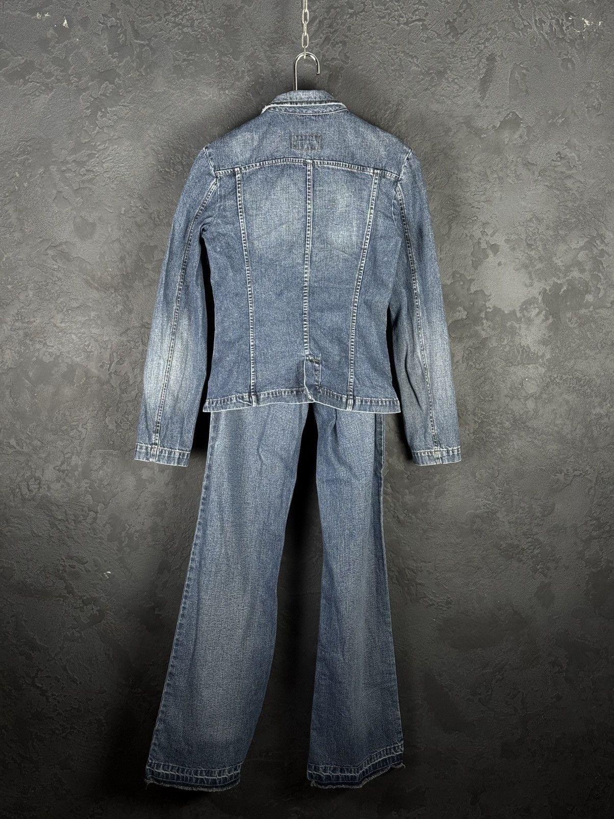 Dolce & Gabbana Dolce & Gabbana Women’s Vintage Denim Suit Jeans Luxury Size M / US 6-8 / IT 42-44 - 2 Thumbnail