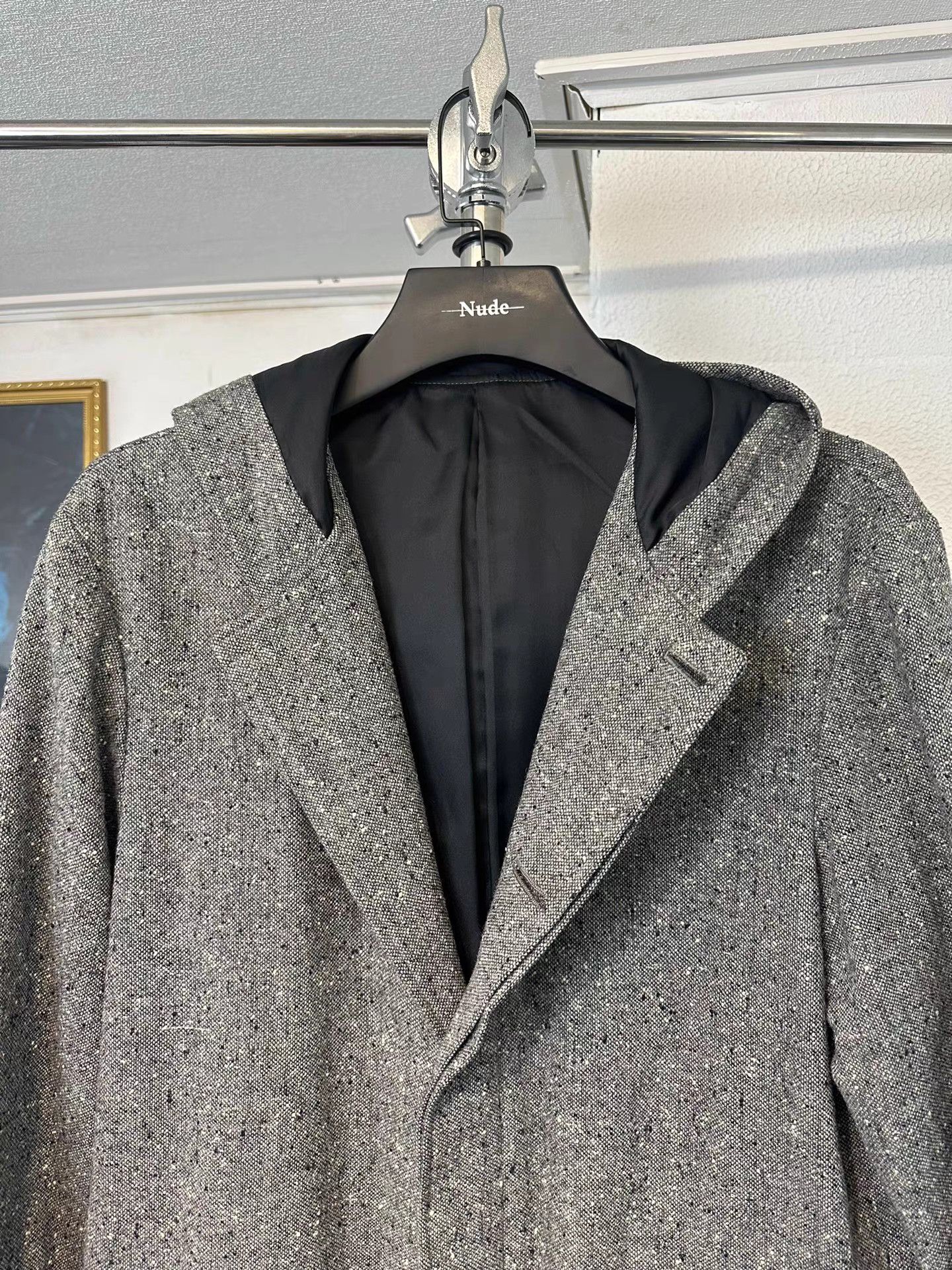 Yohji Yamamoto Yohji Yamamoto Snowflake Knit Trench Coat K20 Size US L / EU 52-54 / 3 - 8 Thumbnail