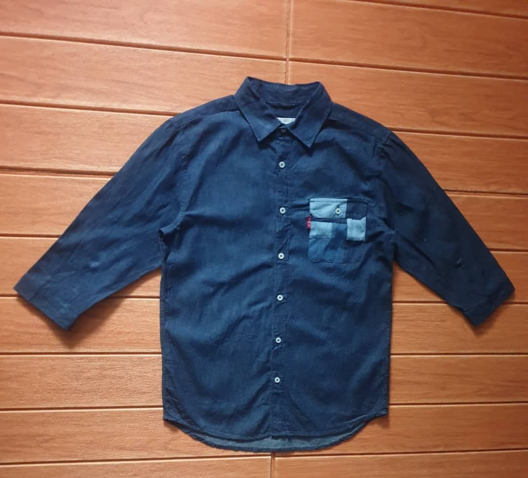 Japanese Brand 💥Glove House patchwork pocket shirt Size US M / EU 48-50 / 2 - 6 Thumbnail