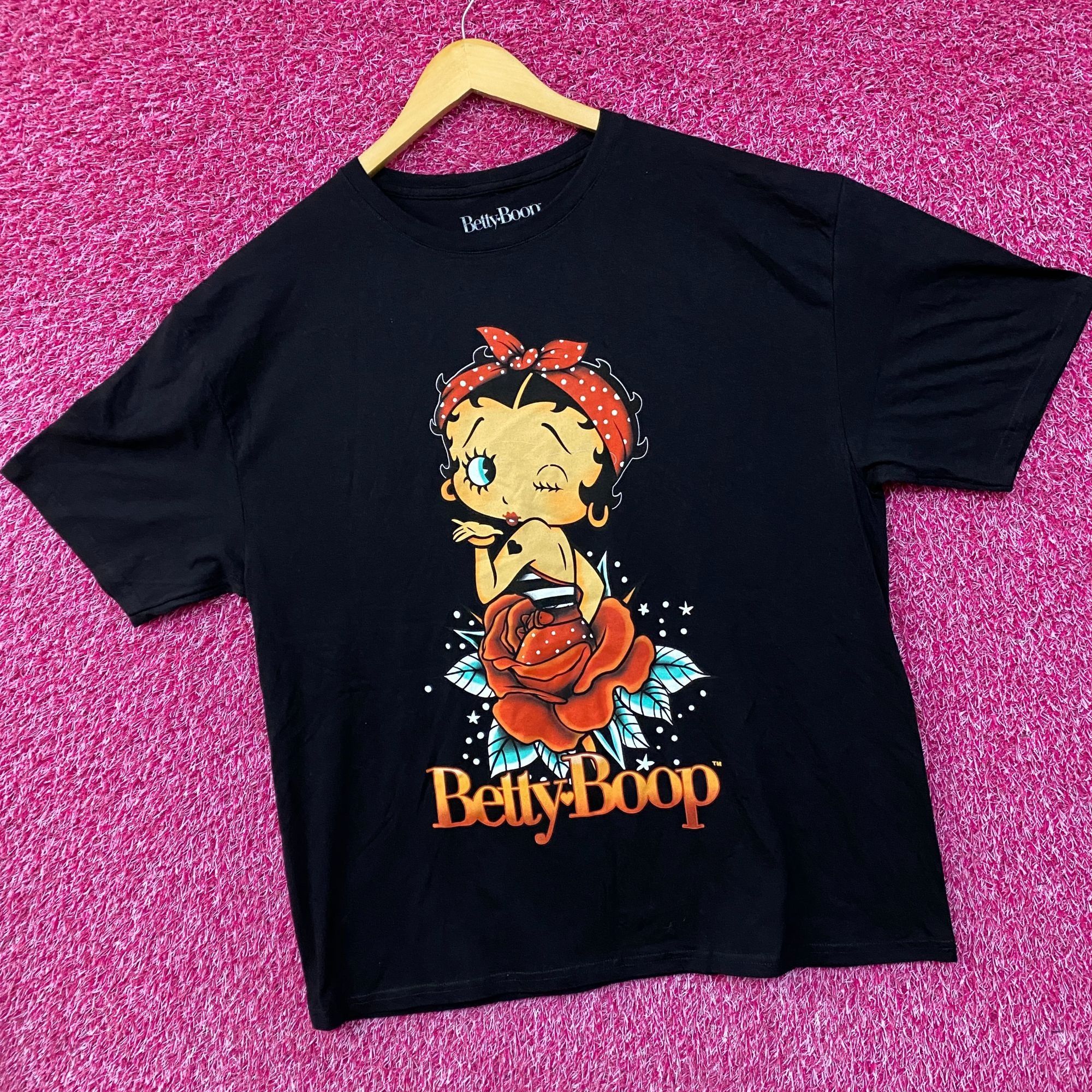 Other Betty Boop Dream In Rose Pin Up Retro T-Shirt XL Size US XL / EU 56 / 4 - 3 Thumbnail