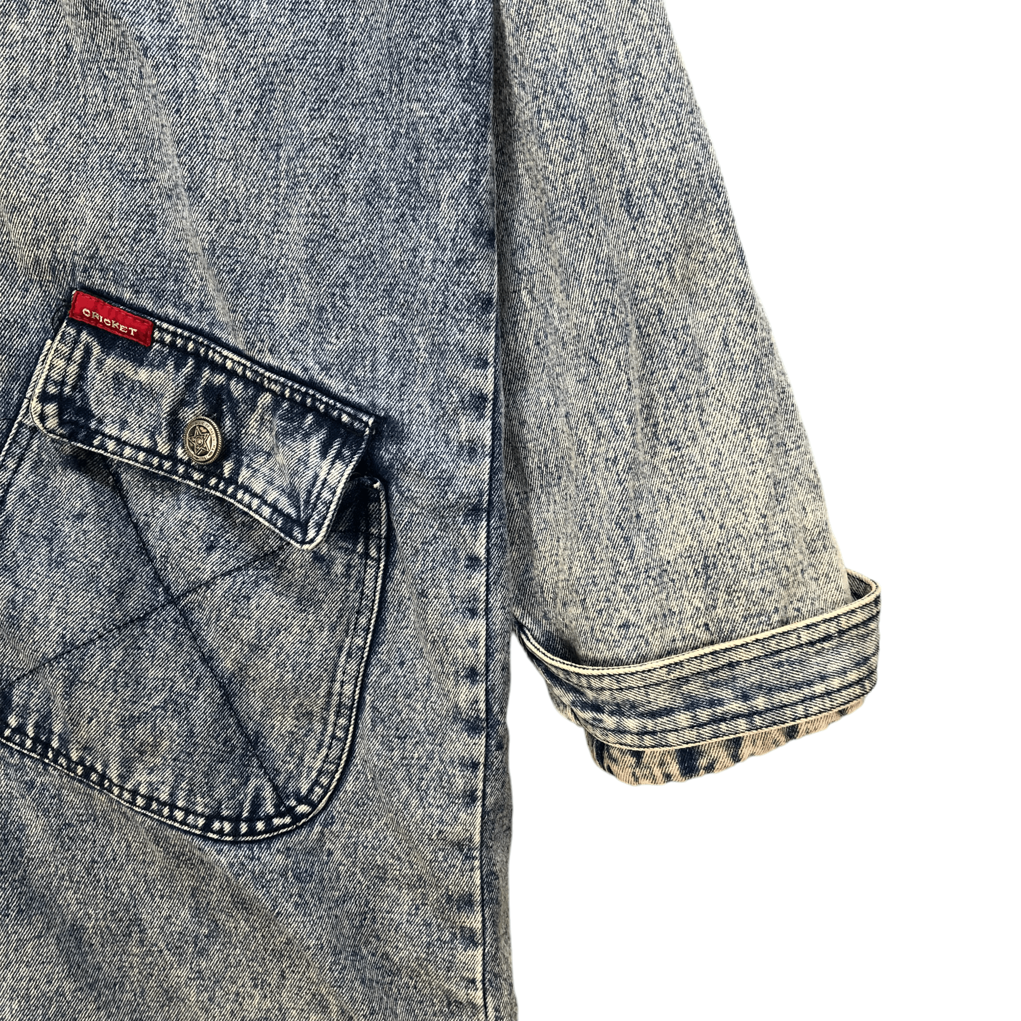 Japanese Brand RARE🔥 CRICKET Washed Denim Duffle Coat #4884-37 Size US XL / EU 56 / 4 - 8 Thumbnail