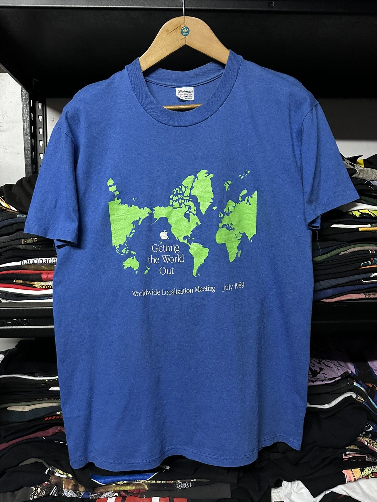 激レア　80s vintage apple tシャツ c82bc202c19b414fb92b8ee9e3e3c9