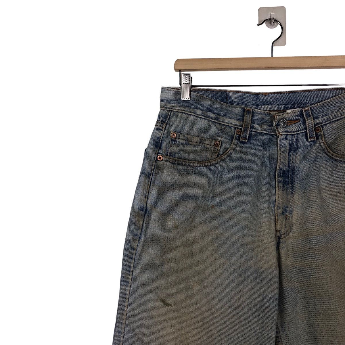 Levi's 🔥VINTAGE DENIM JEANS TROUSERS LEVI’S 550 Size US 32 / EU 48 - 7 Thumbnail