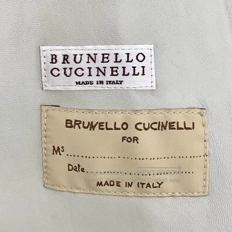 Brunello Cucinelli Brunello Cucinelli Gray leather collar zippered long-sleev Size XS / US 0-2 / IT 36-38 - 5 Thumbnail