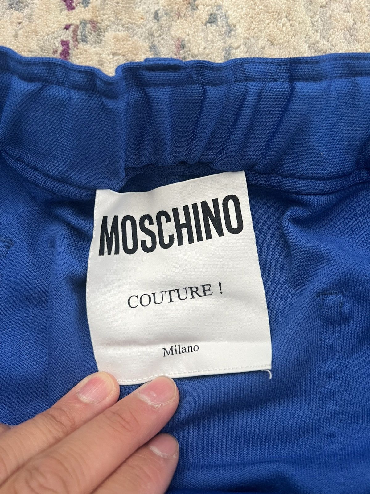 Jeremy Scott × Moschino Moschino By Jeremy Scott Race Car Jersey Shorts Sz 52/36 Size US 36 / EU 52 - 3 Thumbnail