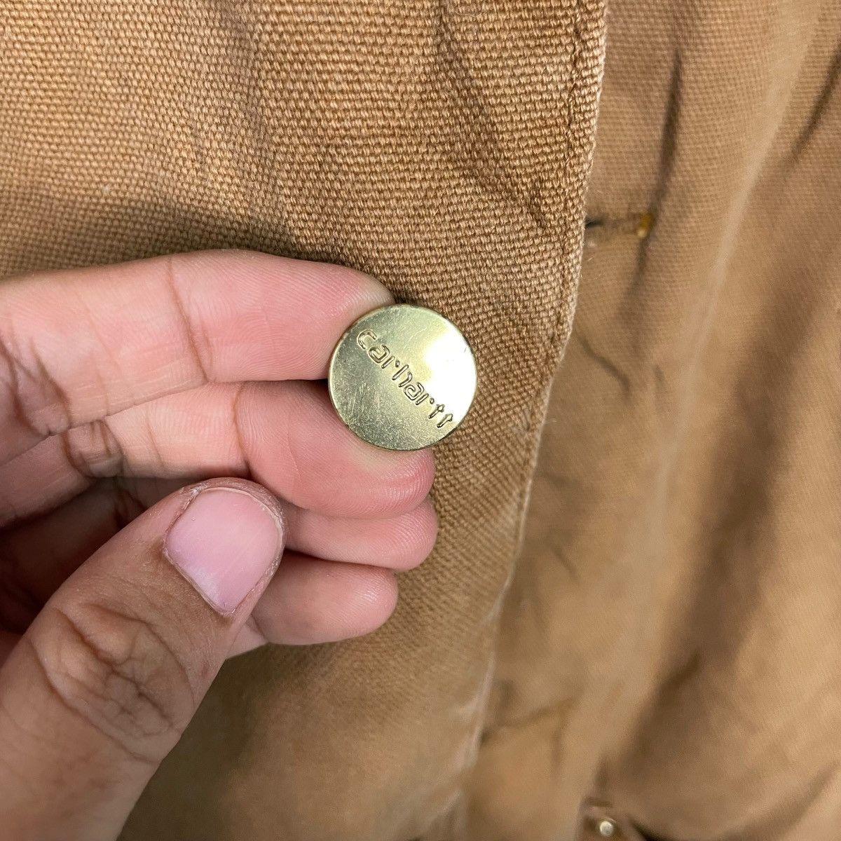 Carhartt Vintage 80s Carhatt Detroit Duck Canvas Workwear Jacket Size US L / EU 52-54 / 3 - 14 Thumbnail