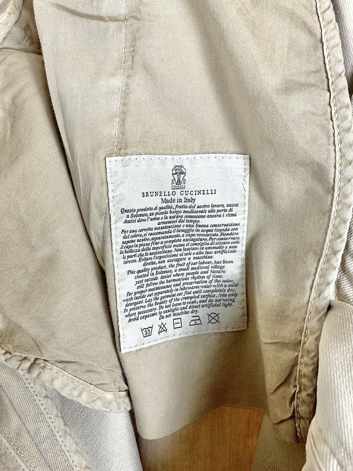 Brunello Cucinelli Brunello Cucinelli Chino Pants Size 32" / US 10 / IT 46 - 12 Thumbnail