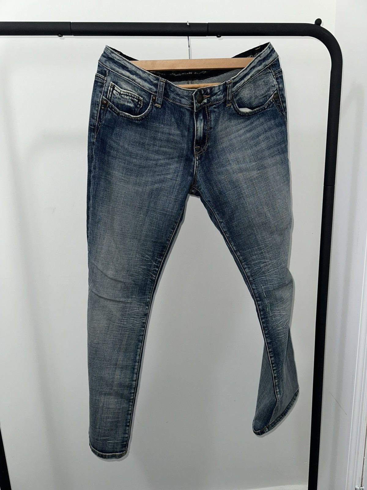 Express Y2K exclusive Rerock by express low rise bootcut jeans Size 32" / US 10 / IT 46 - 2 Thumbnail