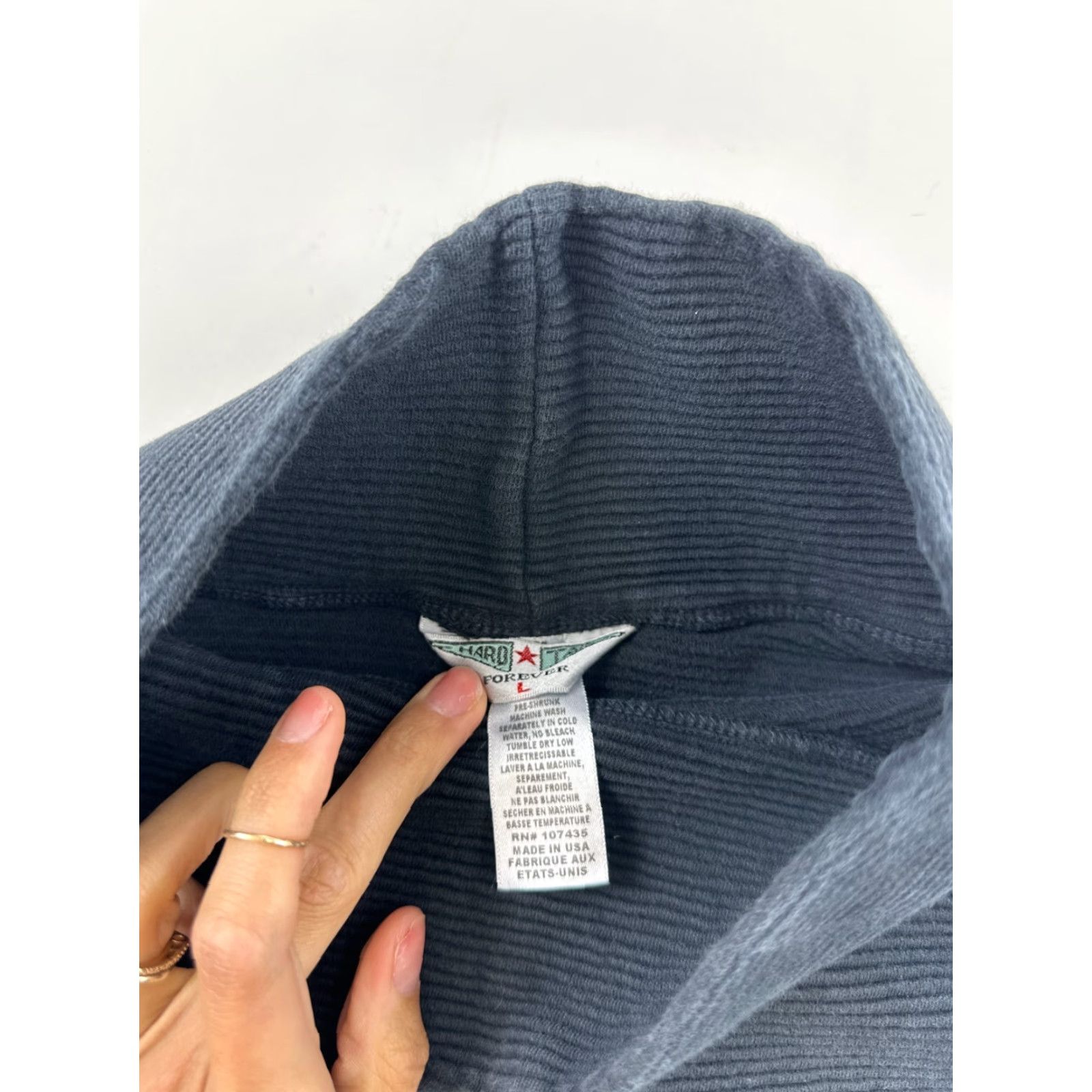Hard Tail Hard Tail Sweater Womens Large Black Ribbed Knit Long Sleeve Mock Neck USA Made Size L / US 10 / IT 46 - 5 Thumbnail