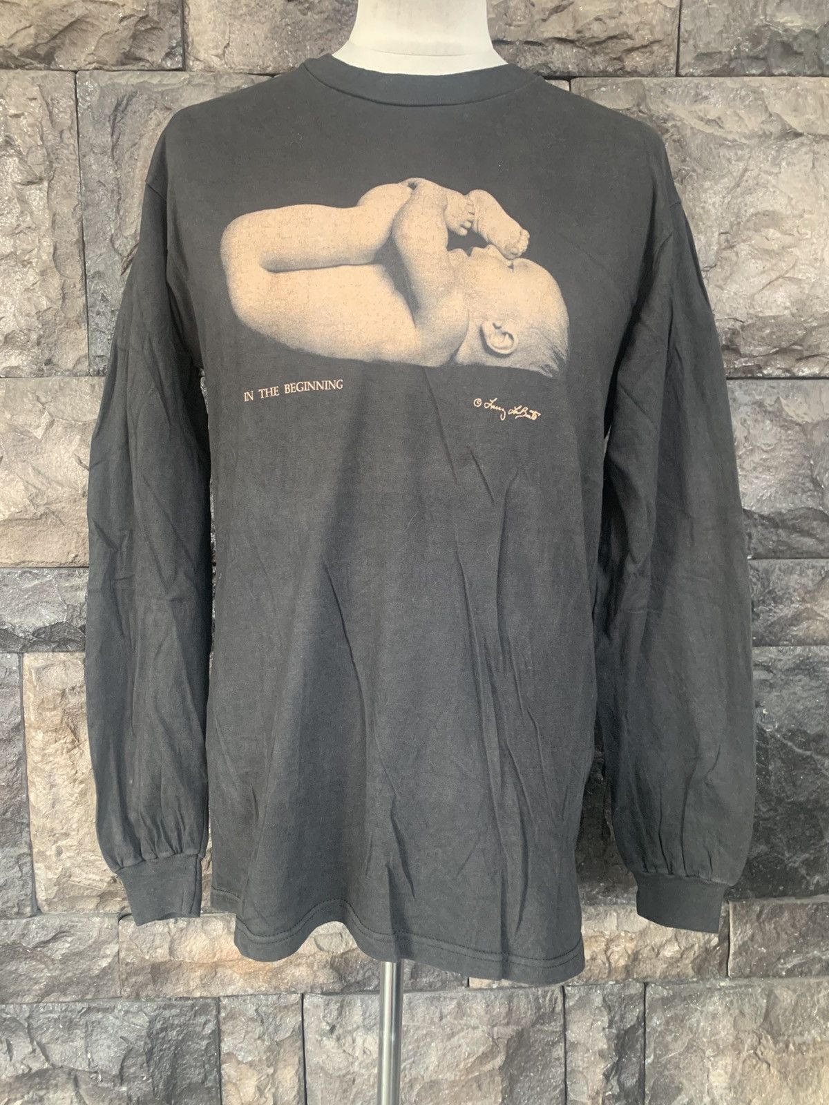 Vintage Vintage 90s Larry Labonte Art / Artwork Baby Graphics Tees Size US M / EU 48-50 / 2 - 1 Thumbnail